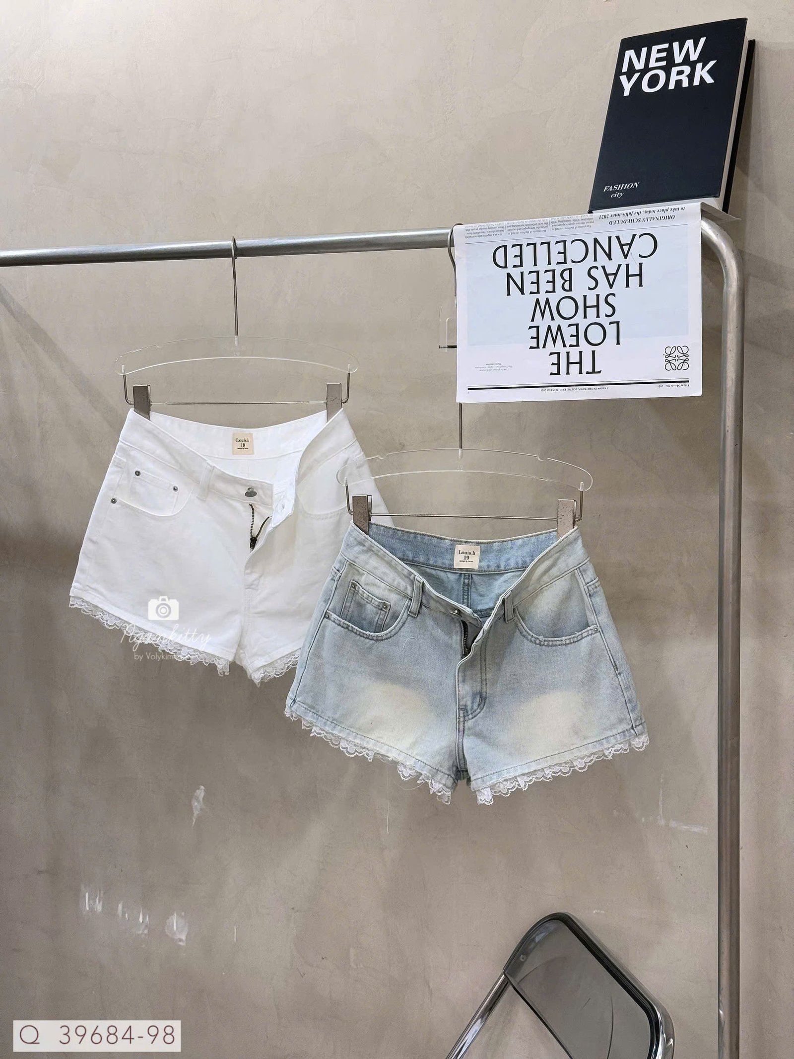QUẦN SHORT JEAN MIX LAI REN - Hình ảnh 10