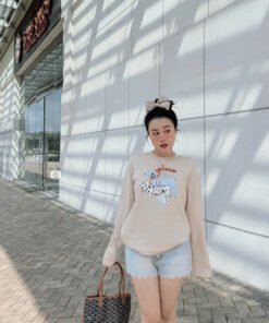 Alternative view of QUẦN SHORT JEAN MIX LAI REN