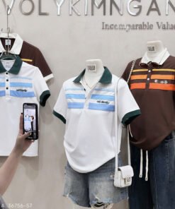 Alternative view of ÁO ADD POLO SỌC MÀU NGANG