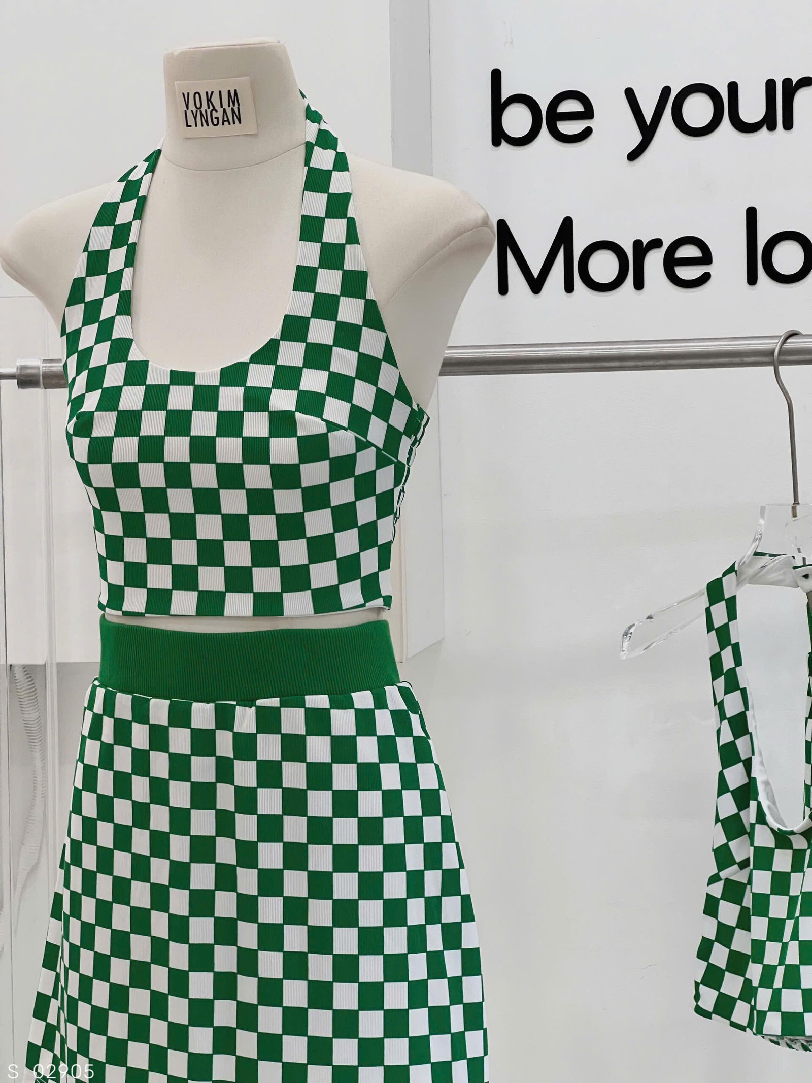 SET ÁO YẾM CARO - VÁY - Hình ảnh 10