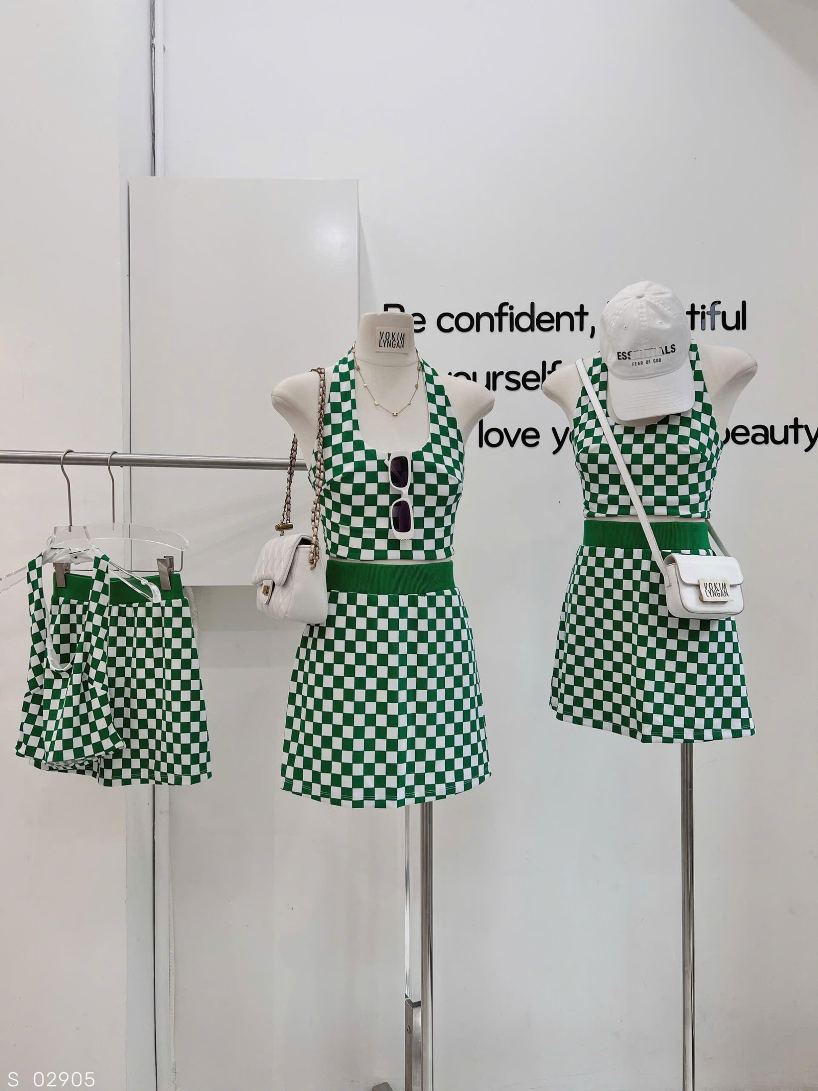 SET ÁO YẾM CARO - VÁY - Hình ảnh 6