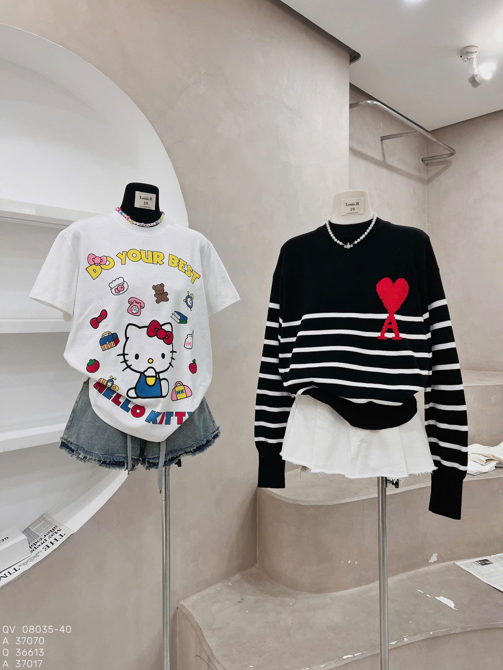 QUẦN VÁY JEAN XẾP LI + BELT CD - Hình ảnh 4