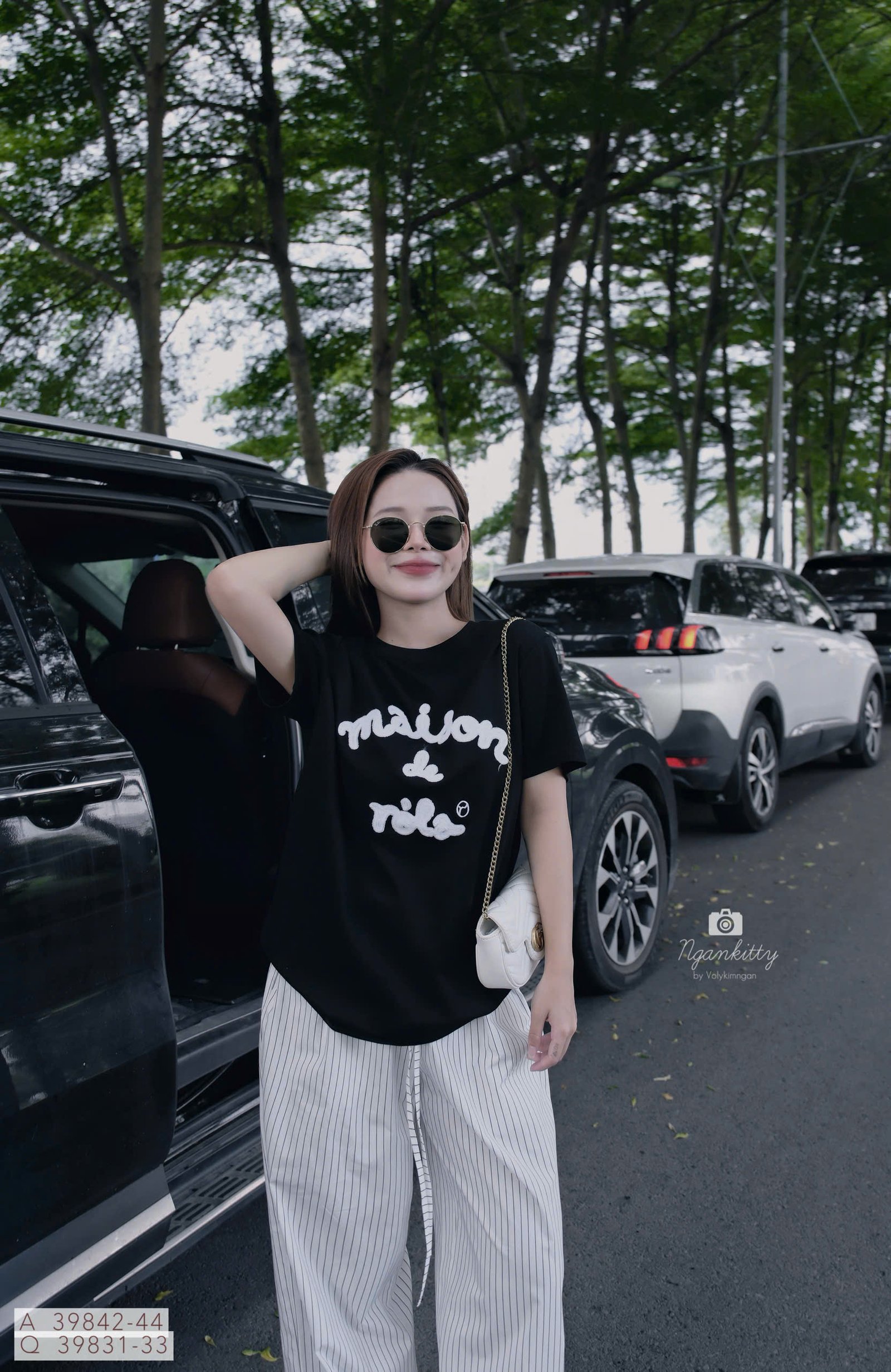 ÁO CHỮ DẬP LONG MAISON