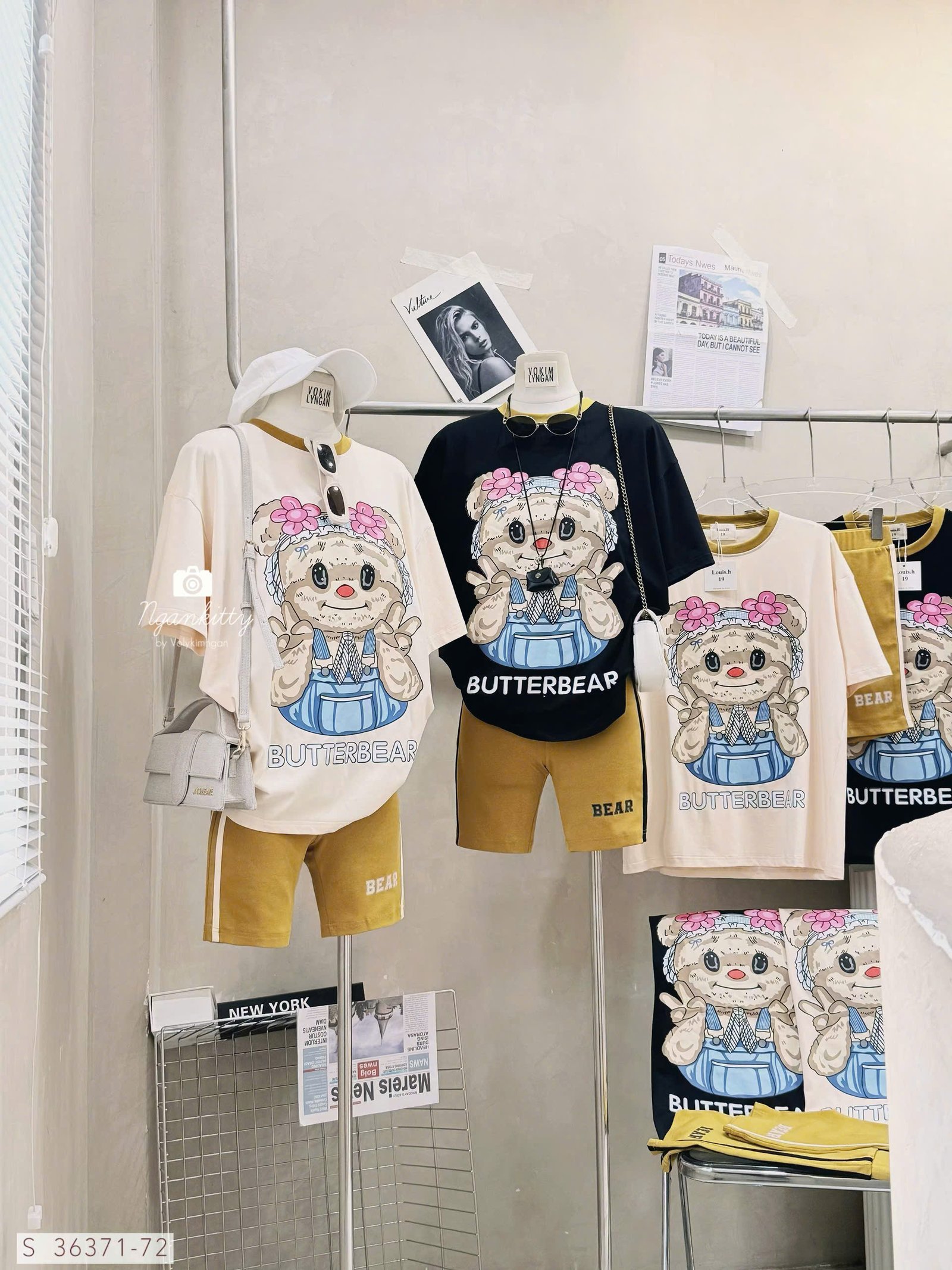 SET NGỐ BUTTER BEAR LOUIS.H