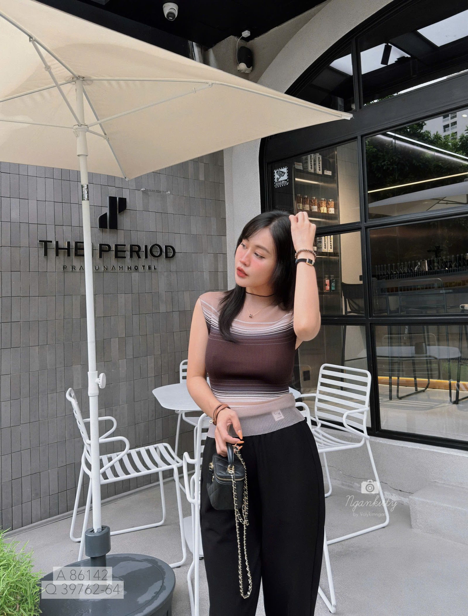 ÁO MONTERGI MỎNG SỌC SN - Hình ảnh 2