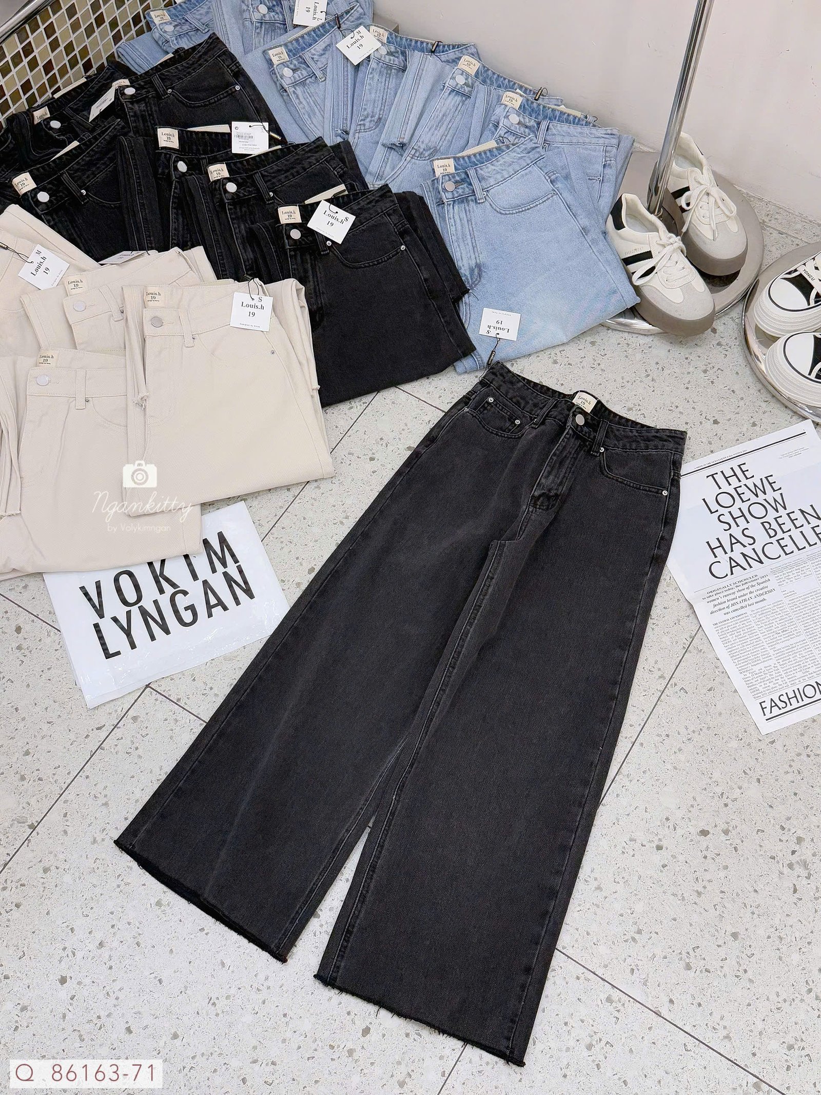 QUẦN JEAN SUÔNG ỐNG NGỐ - Hình ảnh 2