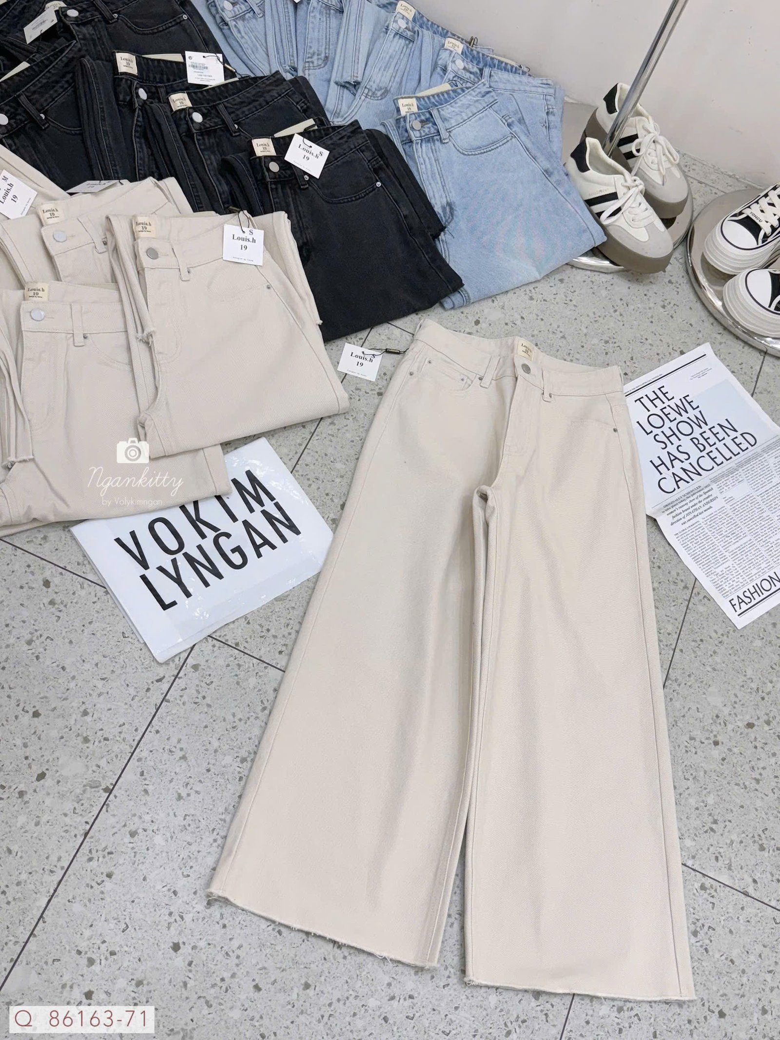 QUẦN JEAN SUÔNG ỐNG NGỐ - Hình ảnh 4