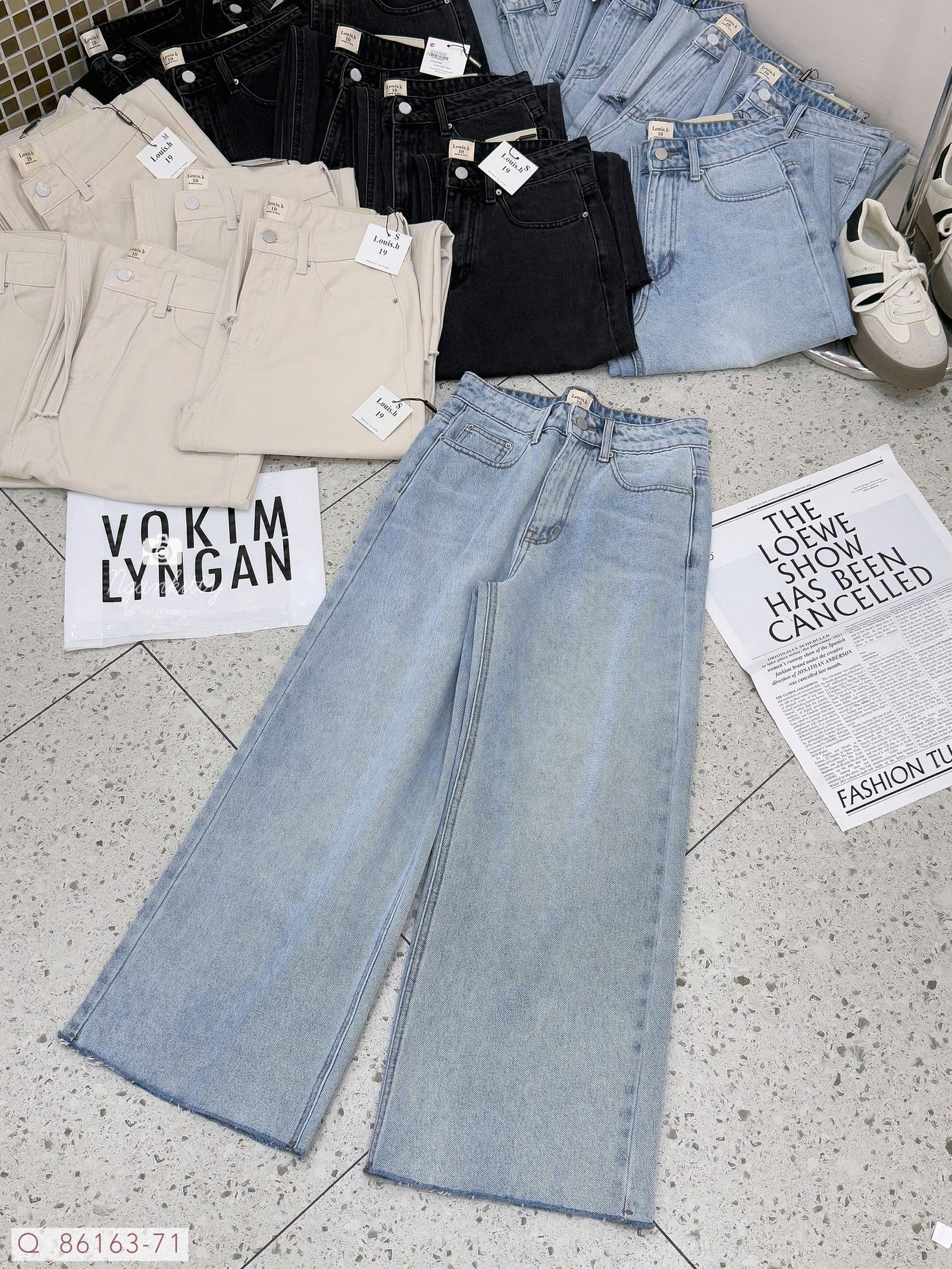 QUẦN JEAN SUÔNG ỐNG NGỐ - Hình ảnh 3