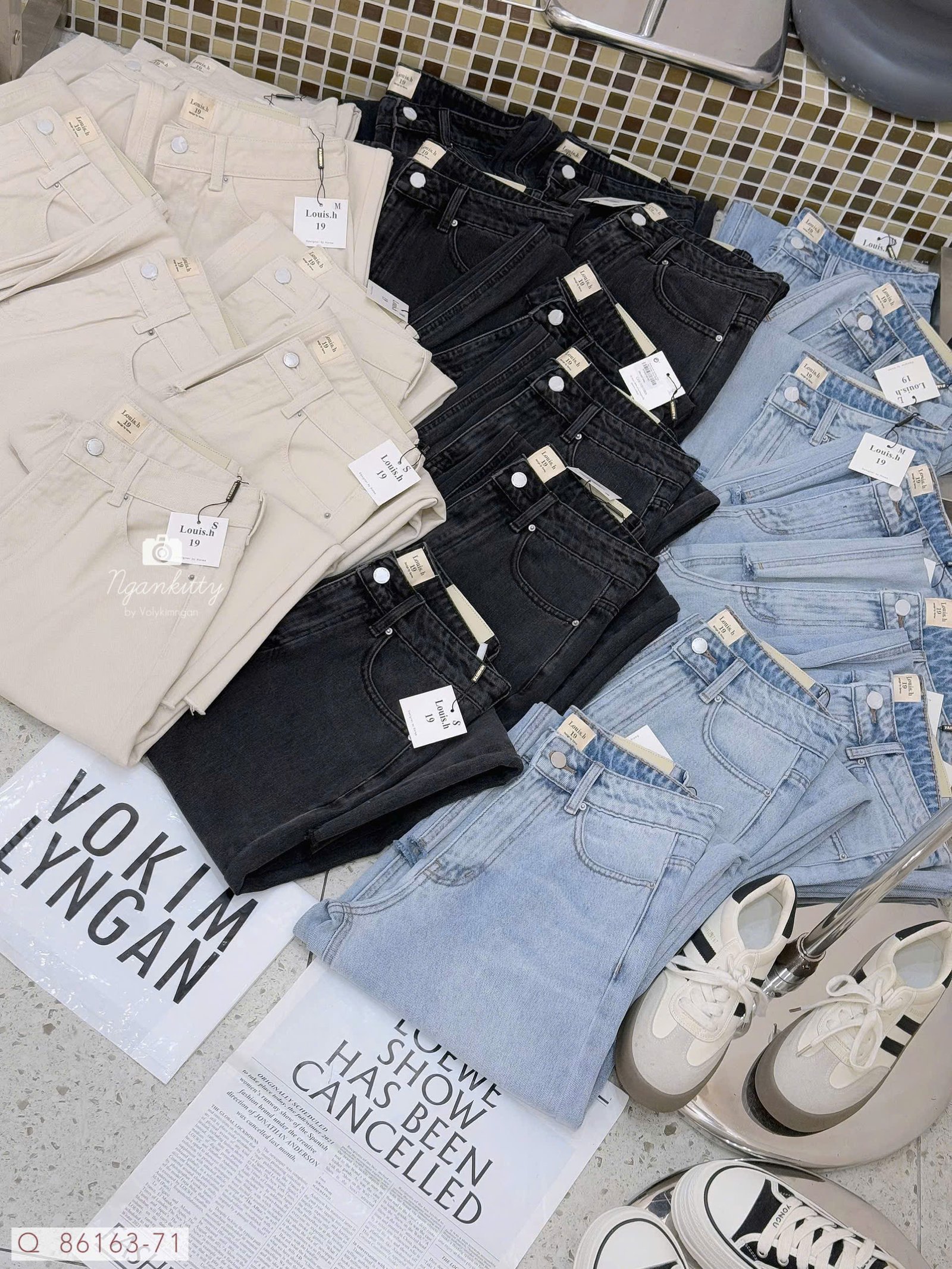 QUẦN JEAN SUÔNG ỐNG NGỐ - Hình ảnh 6