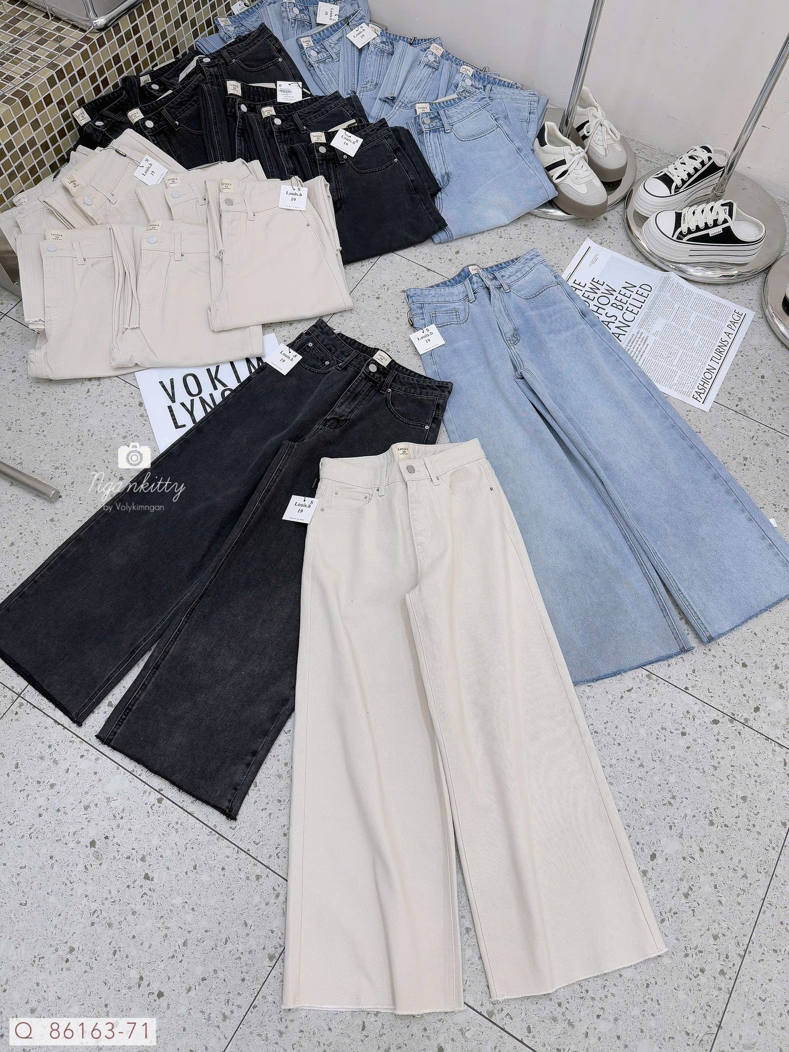 QUẦN JEAN SUÔNG ỐNG NGỐ - Hình ảnh 7