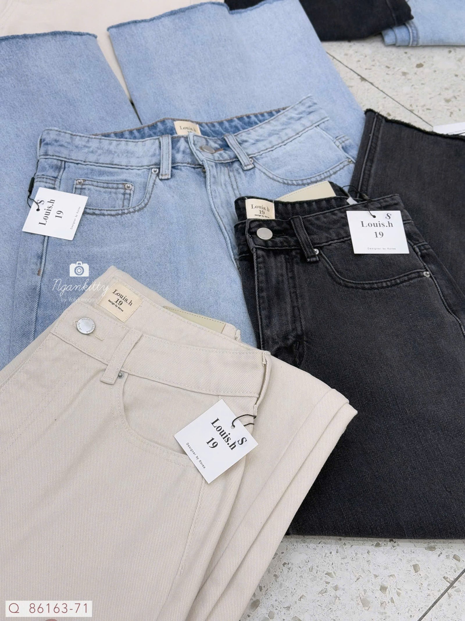 QUẦN JEAN SUÔNG ỐNG NGỐ - Hình ảnh 10