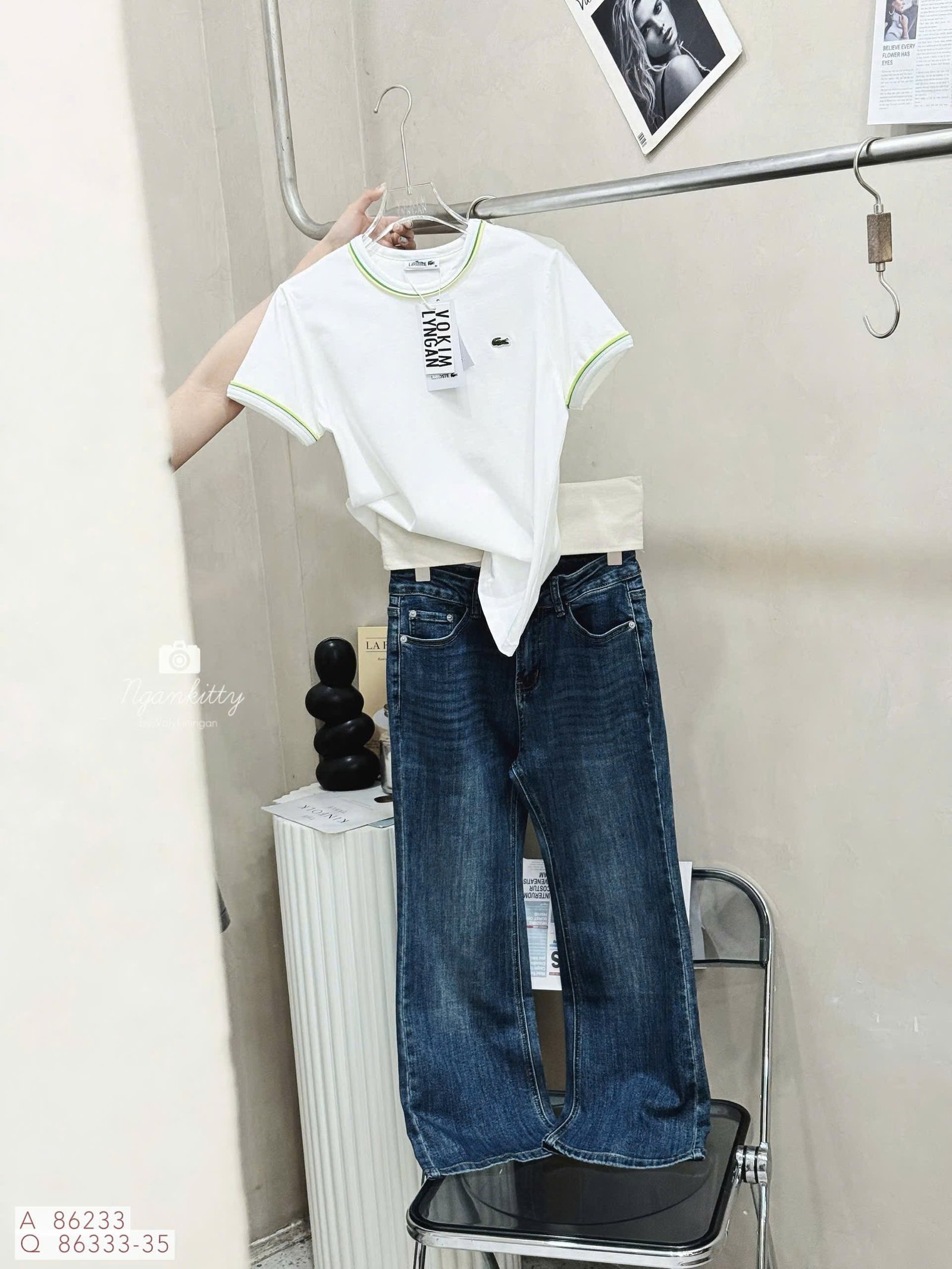 ÁO LACOST VIỀN XANH - Hình ảnh 7