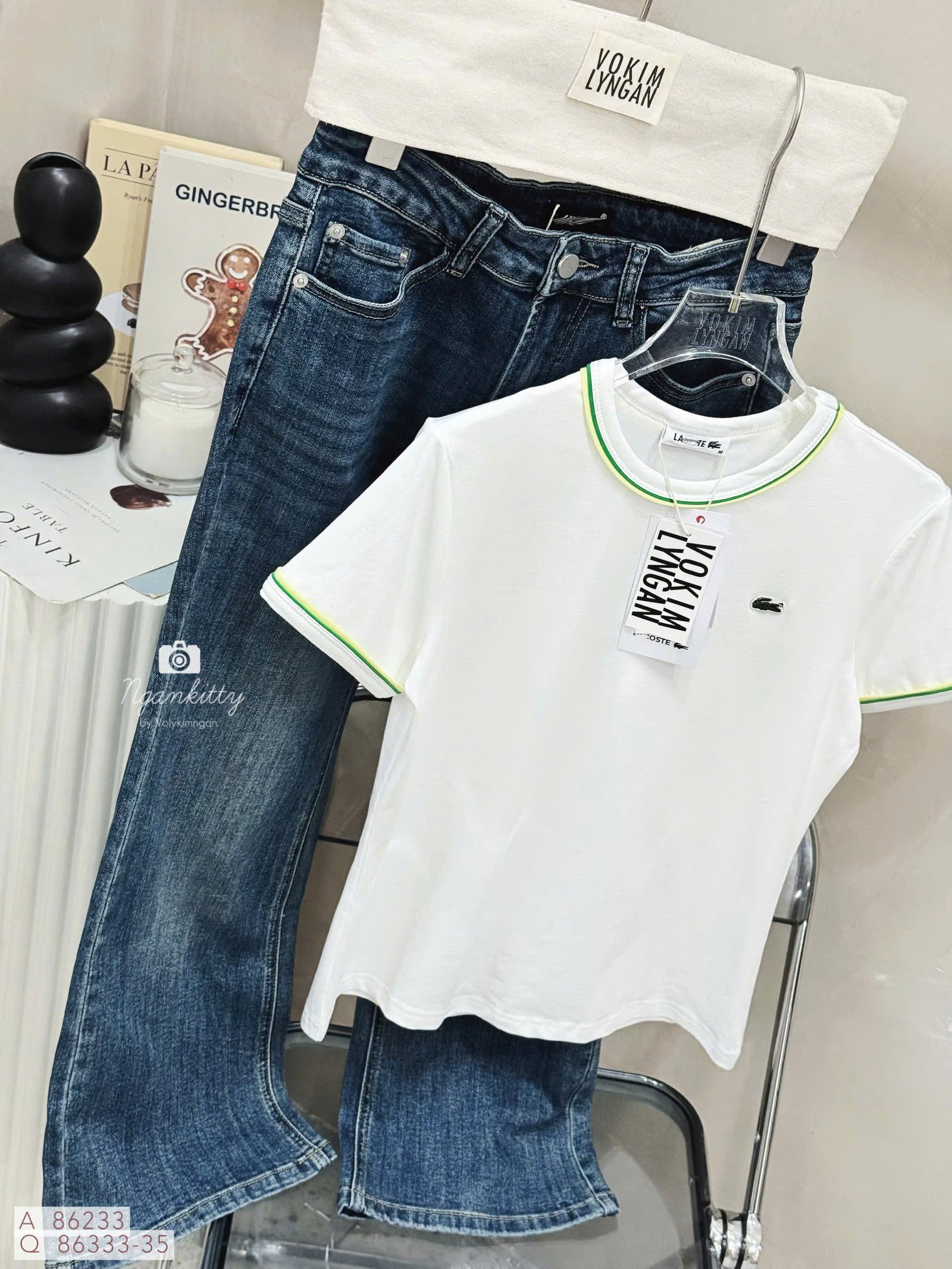 ÁO LACOST VIỀN XANH - Hình ảnh 8