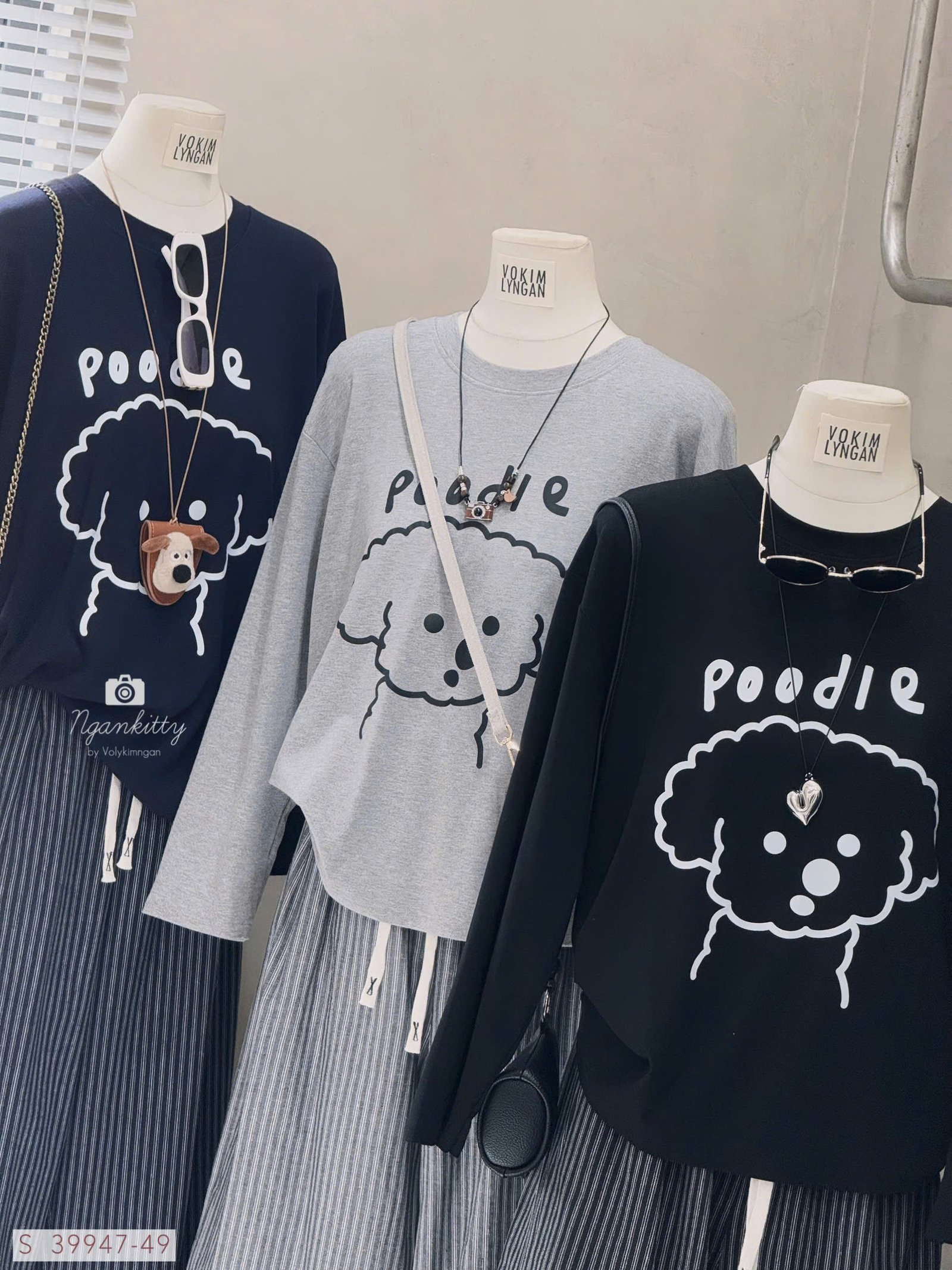 SET CHÓ POODLE QUẦN SỌC - Hình ảnh 16