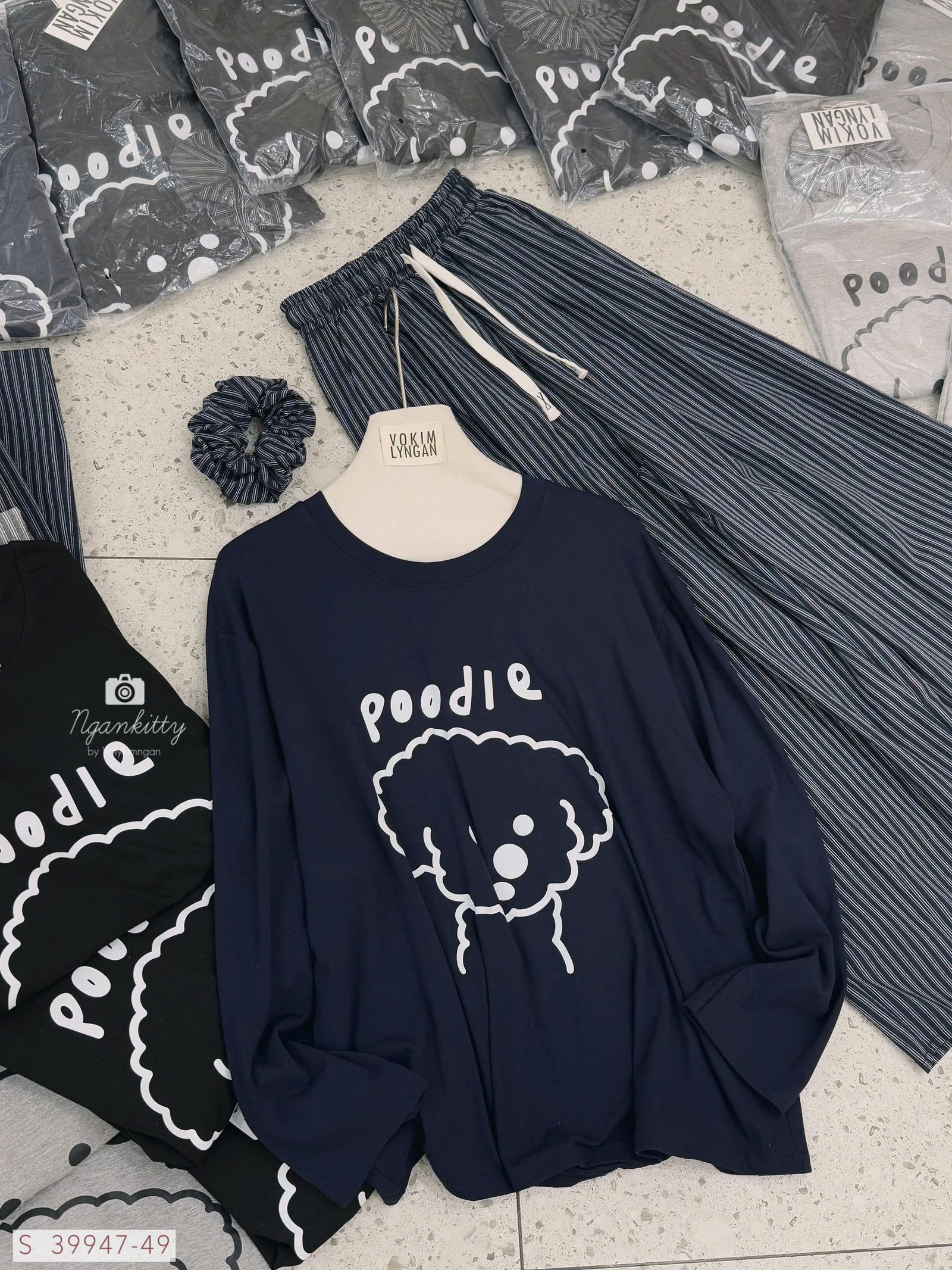 SET CHÓ POODLE QUẦN SỌC - Hình ảnh 17