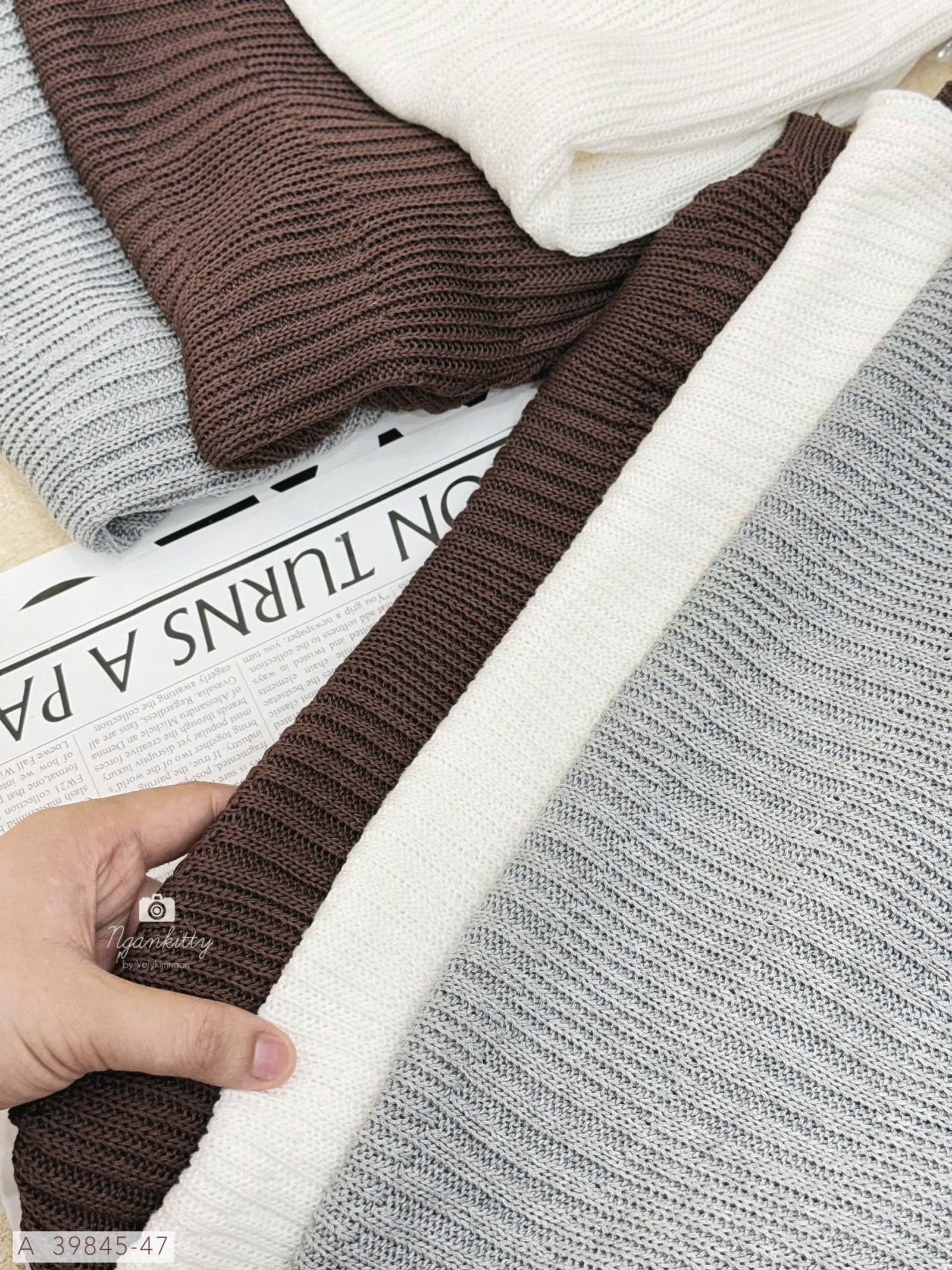 ÁO LEN DỆT KIM TAY CON - Ảnh 7