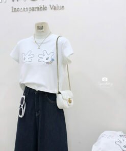 Alternative view of ÁO CROP BABYTEE TAY MICKEY