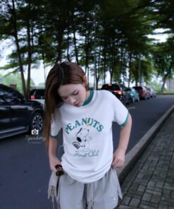 ÁO VIỀN XANH PEANUTS