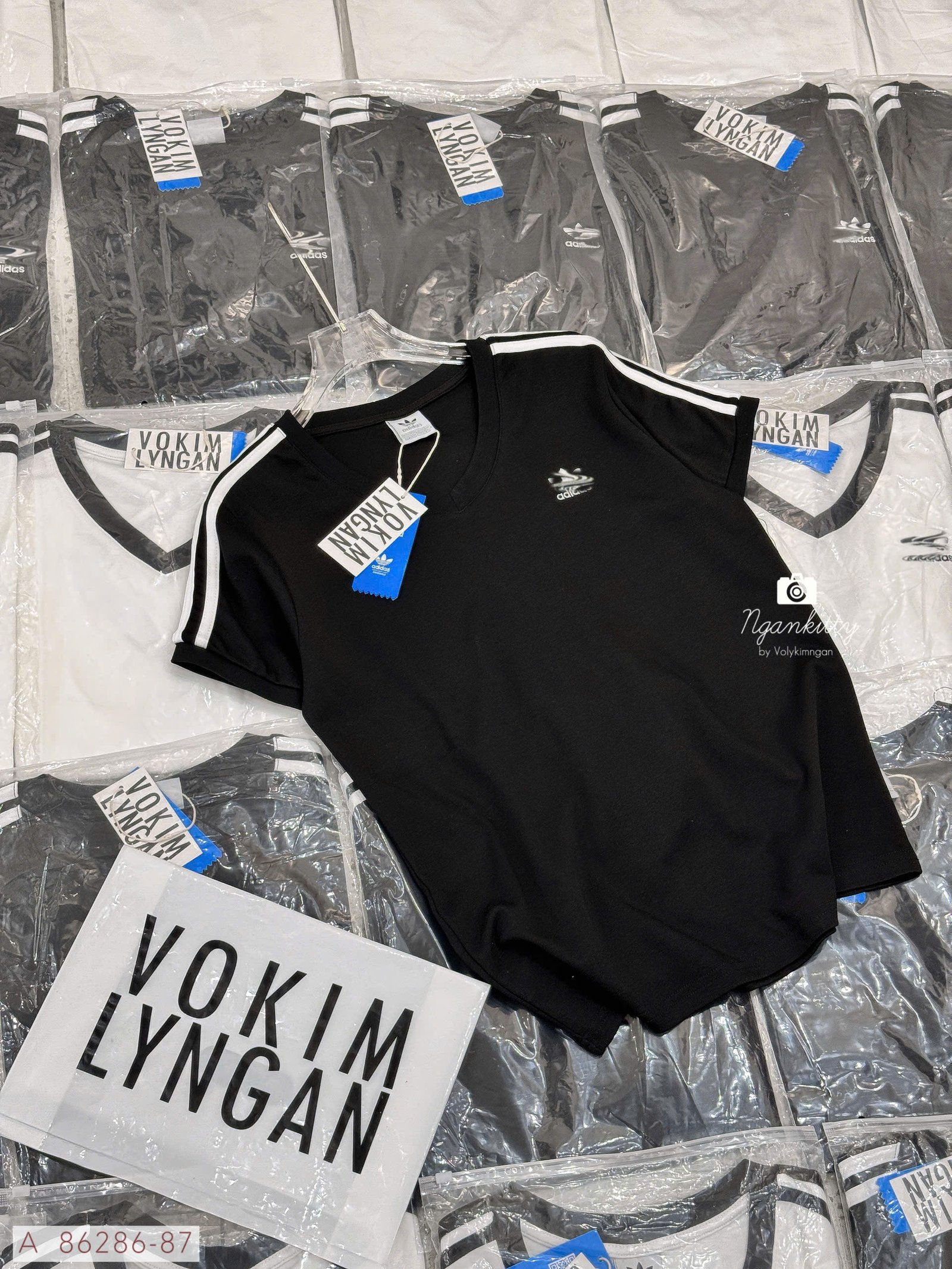 ÁO BASIC ADIDAS SỌC VAI - Hình ảnh 4