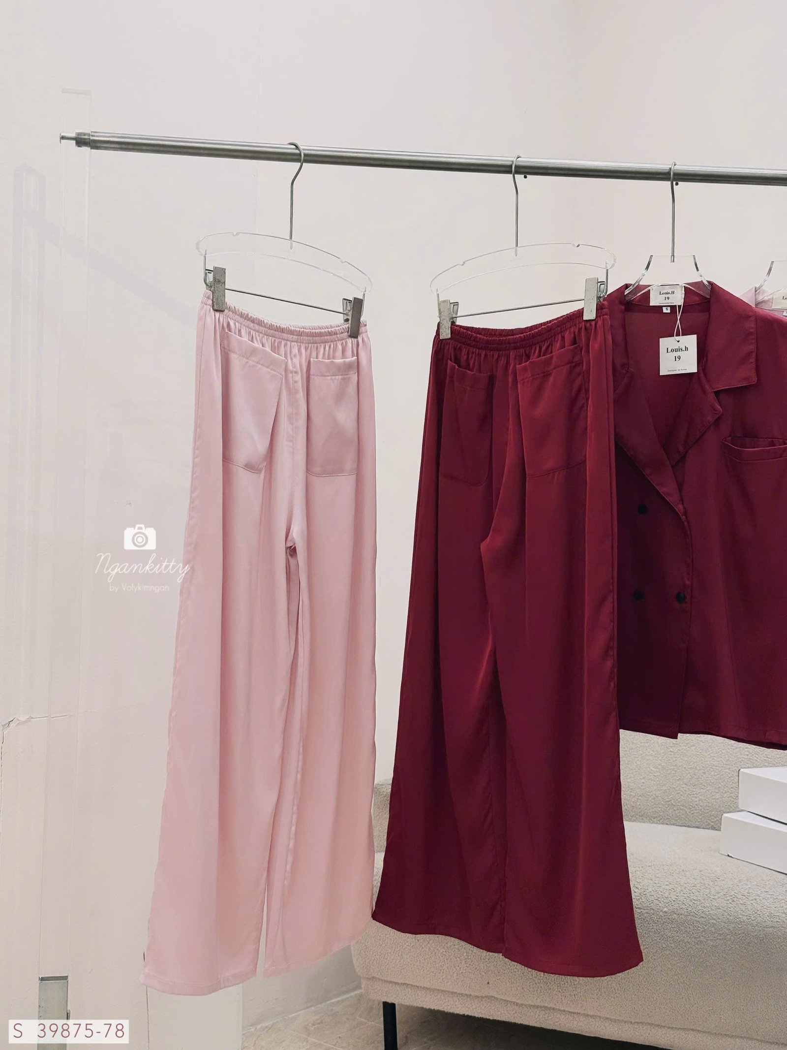 SET PIJAMA TRƠN CỔ VEST - Hình ảnh 10