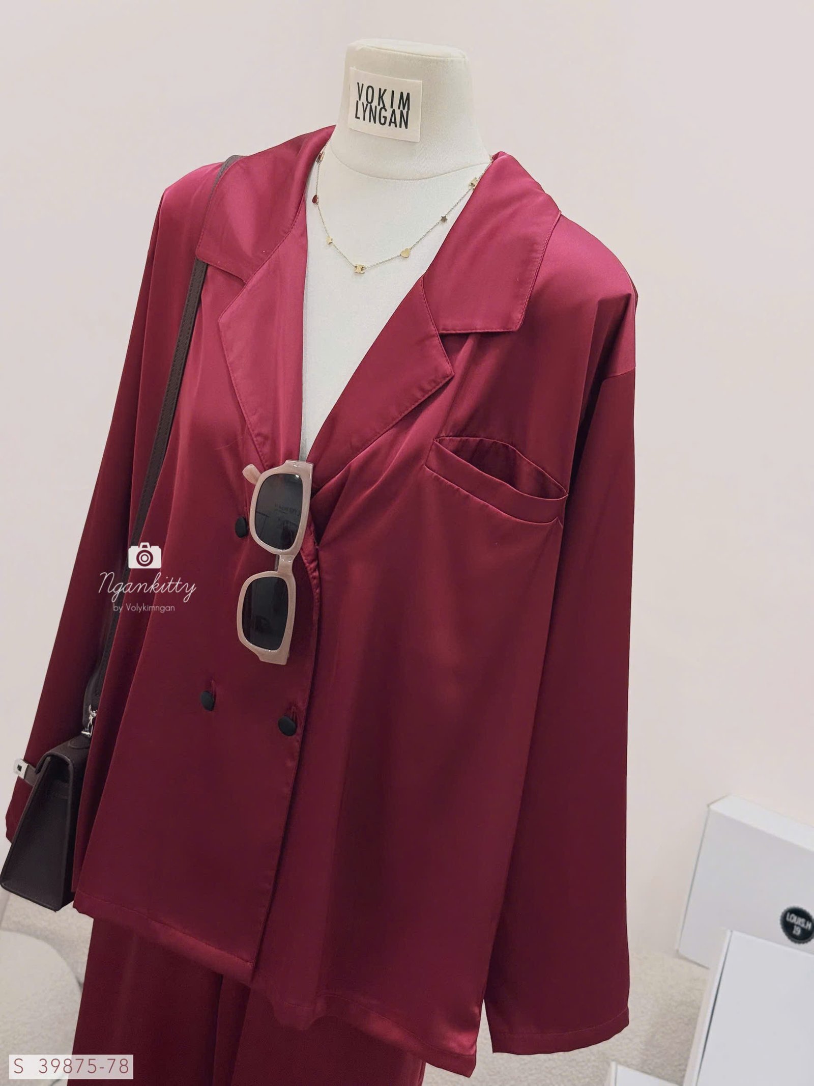 SET PIJAMA TRƠN CỔ VEST - Hình ảnh 22