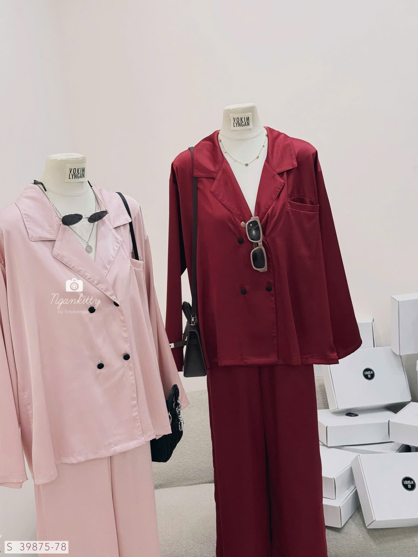 SET PIJAMA TRƠN CỔ VEST - Hình ảnh 20