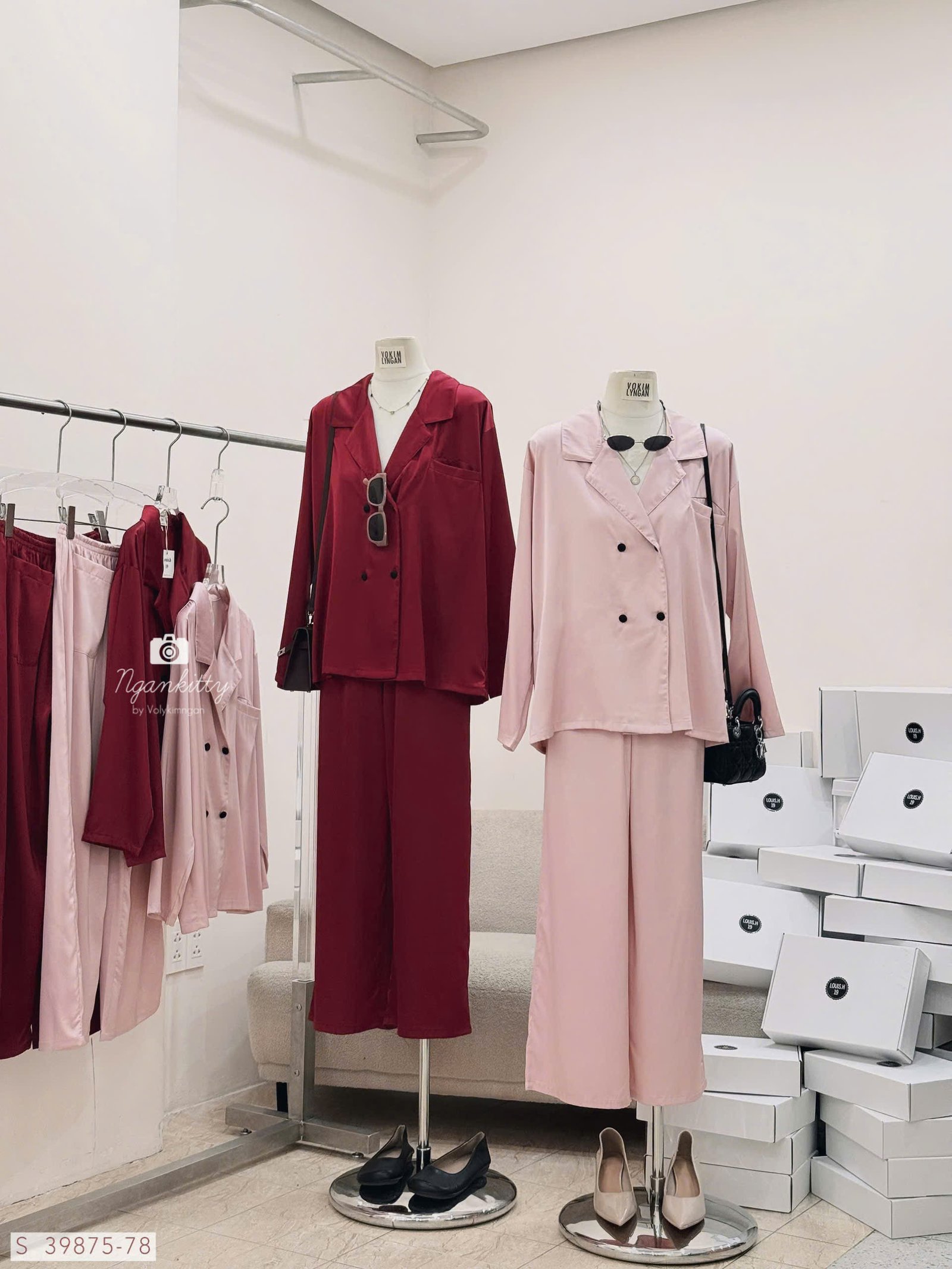 SET PIJAMA TRƠN CỔ VEST - Hình ảnh 19