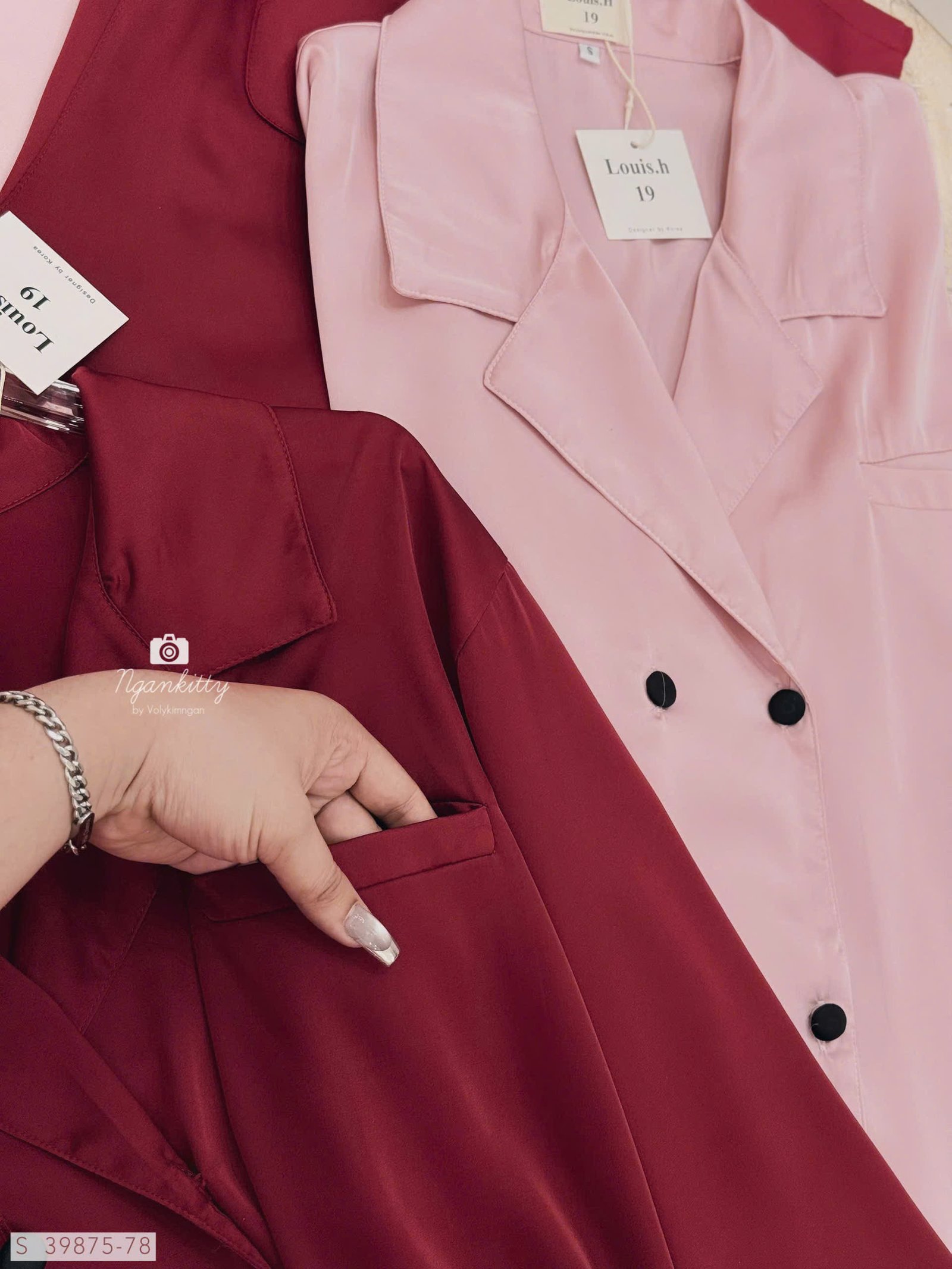 SET PIJAMA TRƠN CỔ VEST - Hình ảnh 14