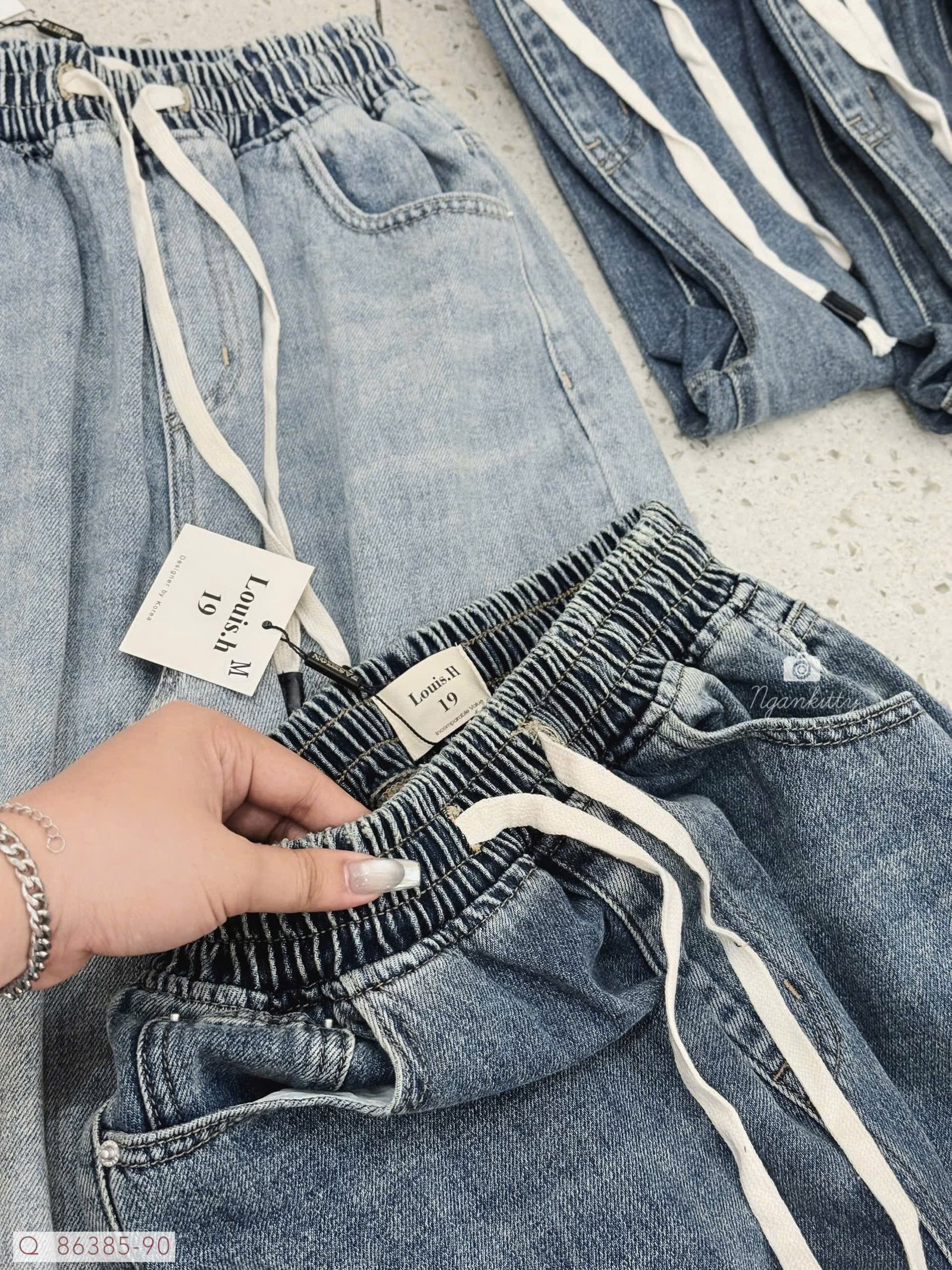 QUẦN JEAN LỞ CHUN 7 TẤC - Hình ảnh 4