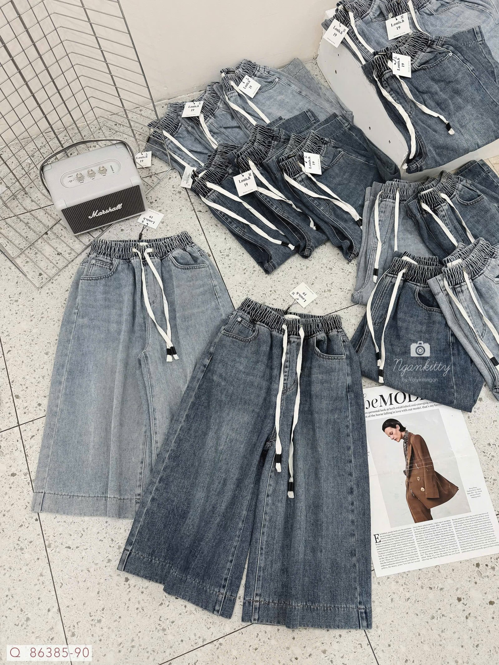 QUẦN JEAN LỞ CHUN 7 TẤC - Hình ảnh 2