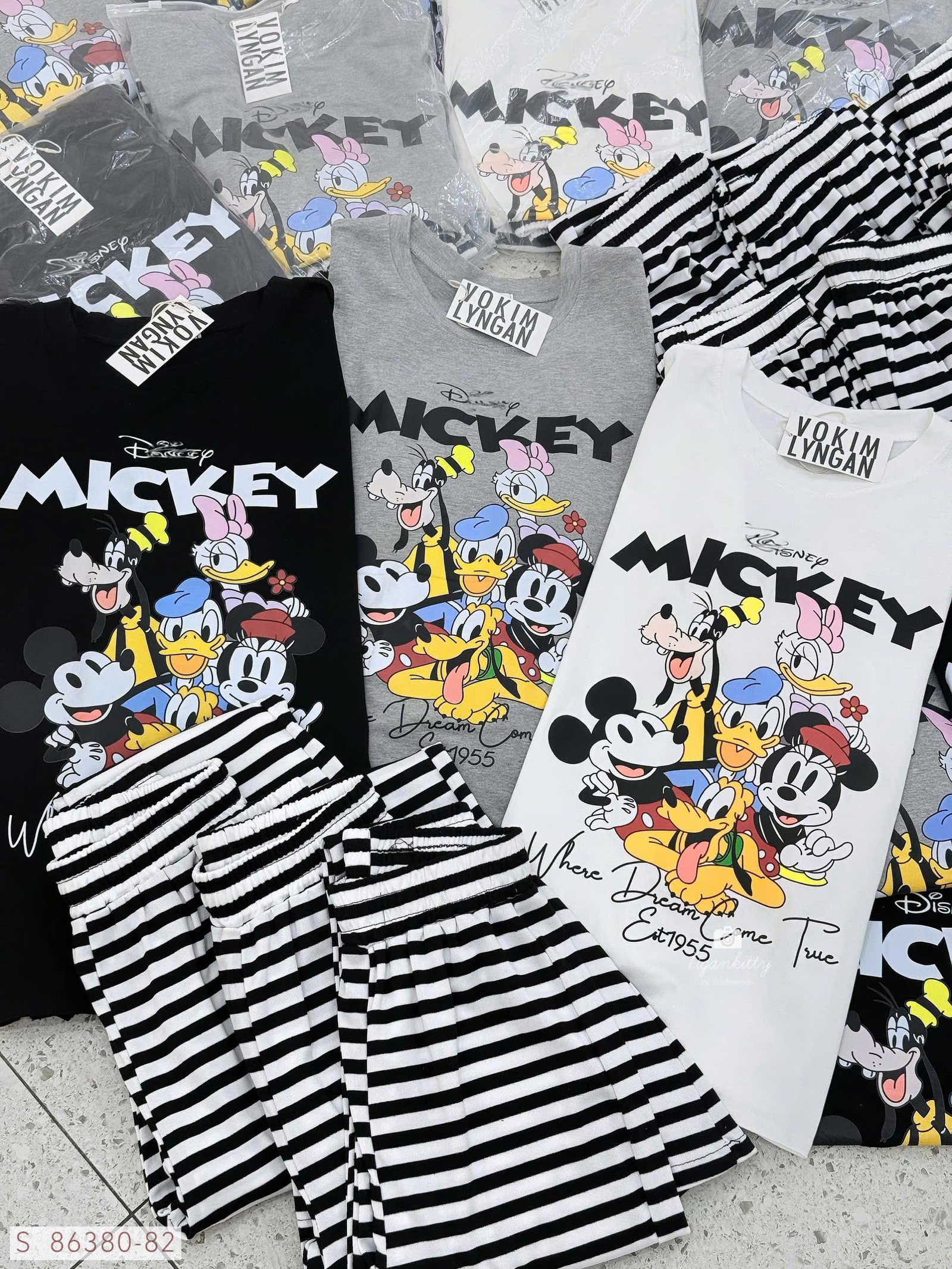 SET MICKEY TD QUẦN LOE SỌC - Hình ảnh 5