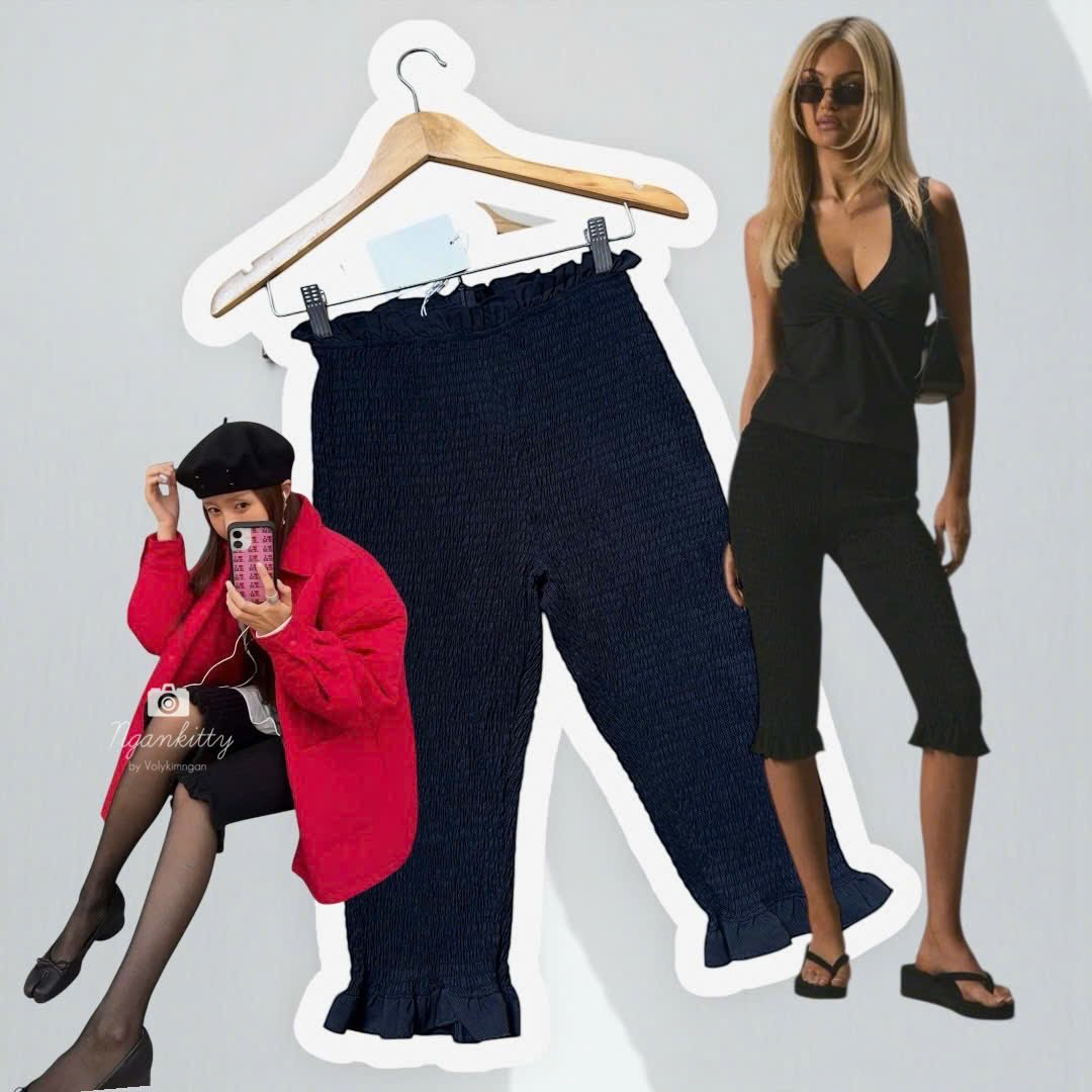 QUẦN TREGGING NHÚNG VIỀN BÈO - Ảnh 5