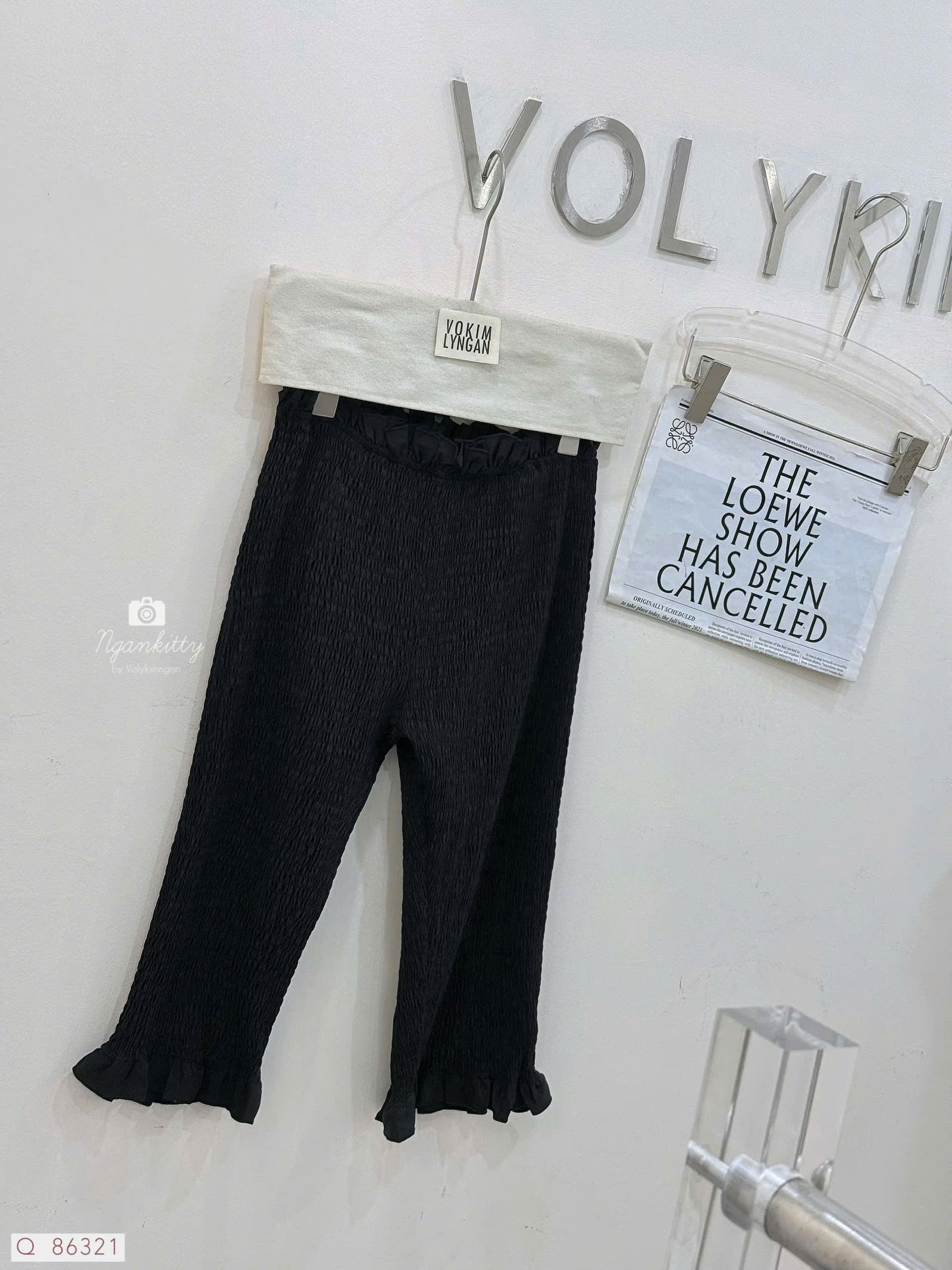 QUẦN TREGGING NHÚNG VIỀN BÈO - Ảnh 4