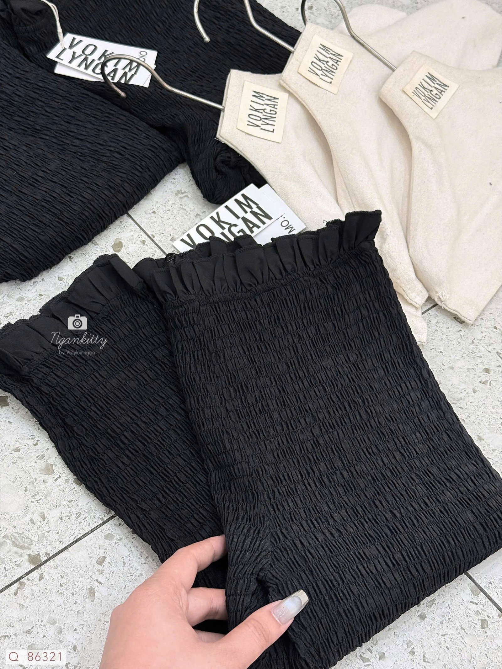 QUẦN TREGGING NHÚNG VIỀN BÈO - Ảnh 3