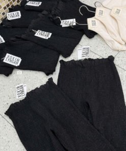 Alternative view of QUẦN TREGGING NHÚNG VIỀN BÈO