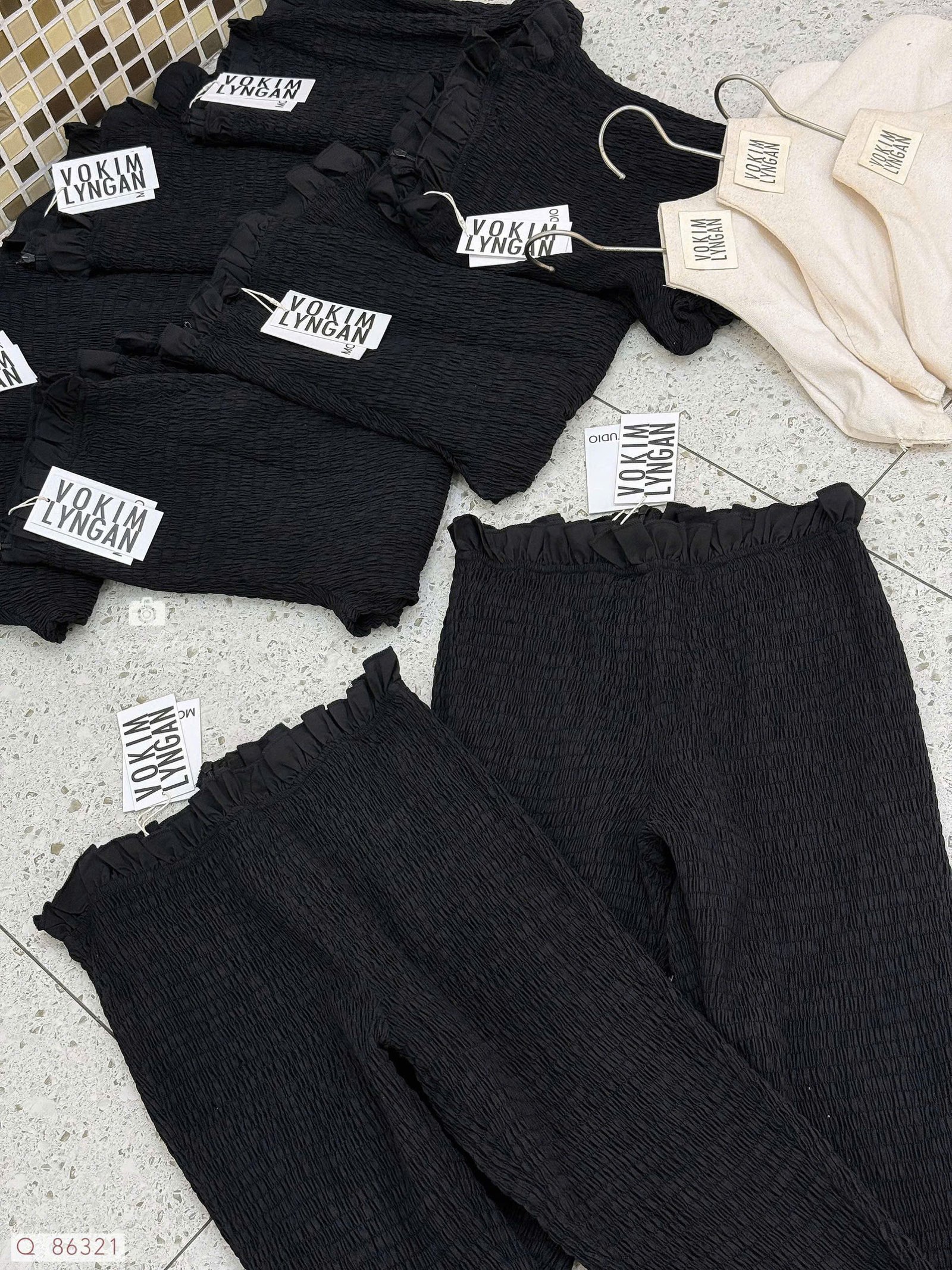 QUẦN TREGGING NHÚNG VIỀN BÈO - Ảnh 2