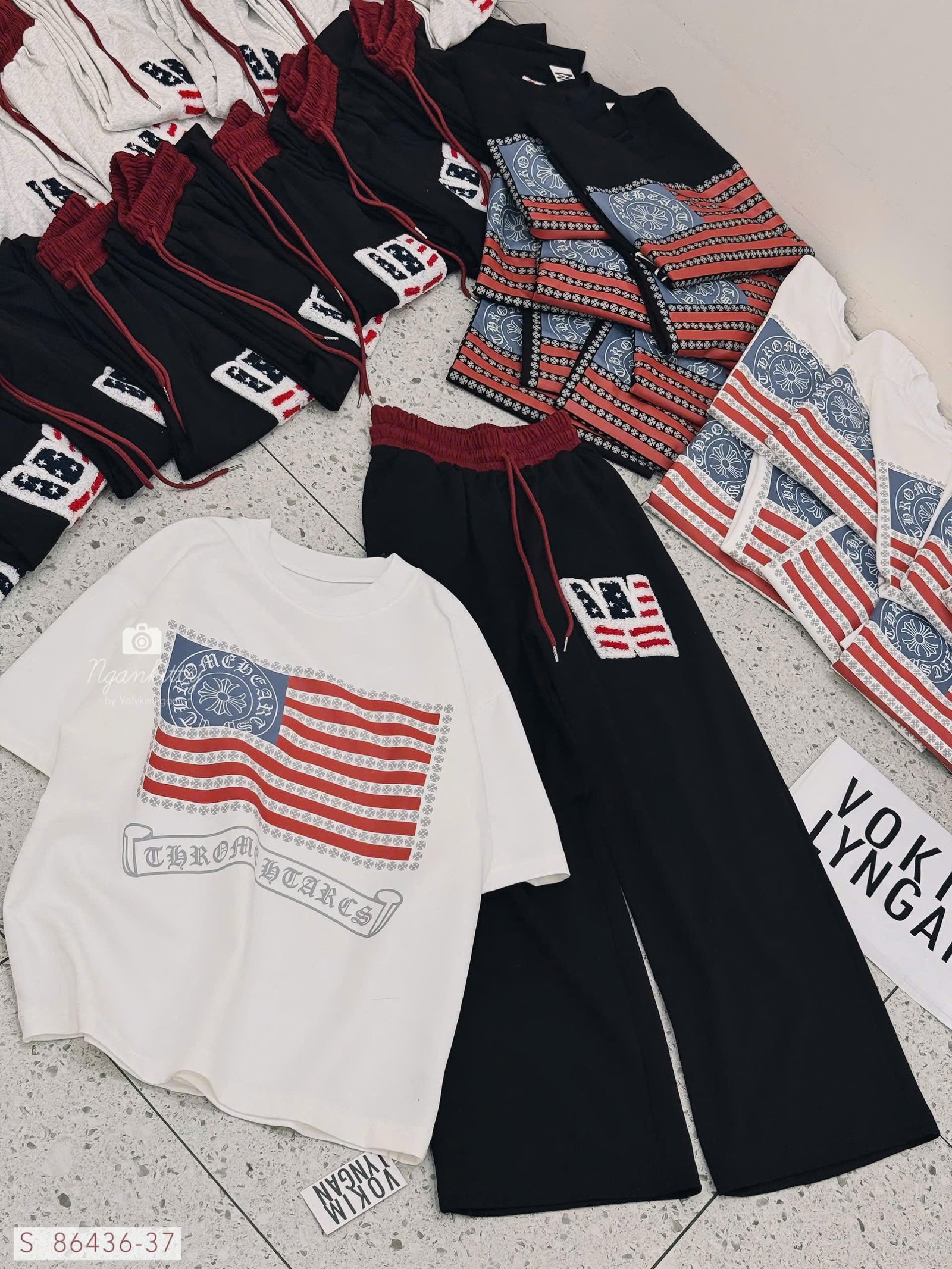 SET CỜ MỸ CHROME HEART - Hình ảnh 10