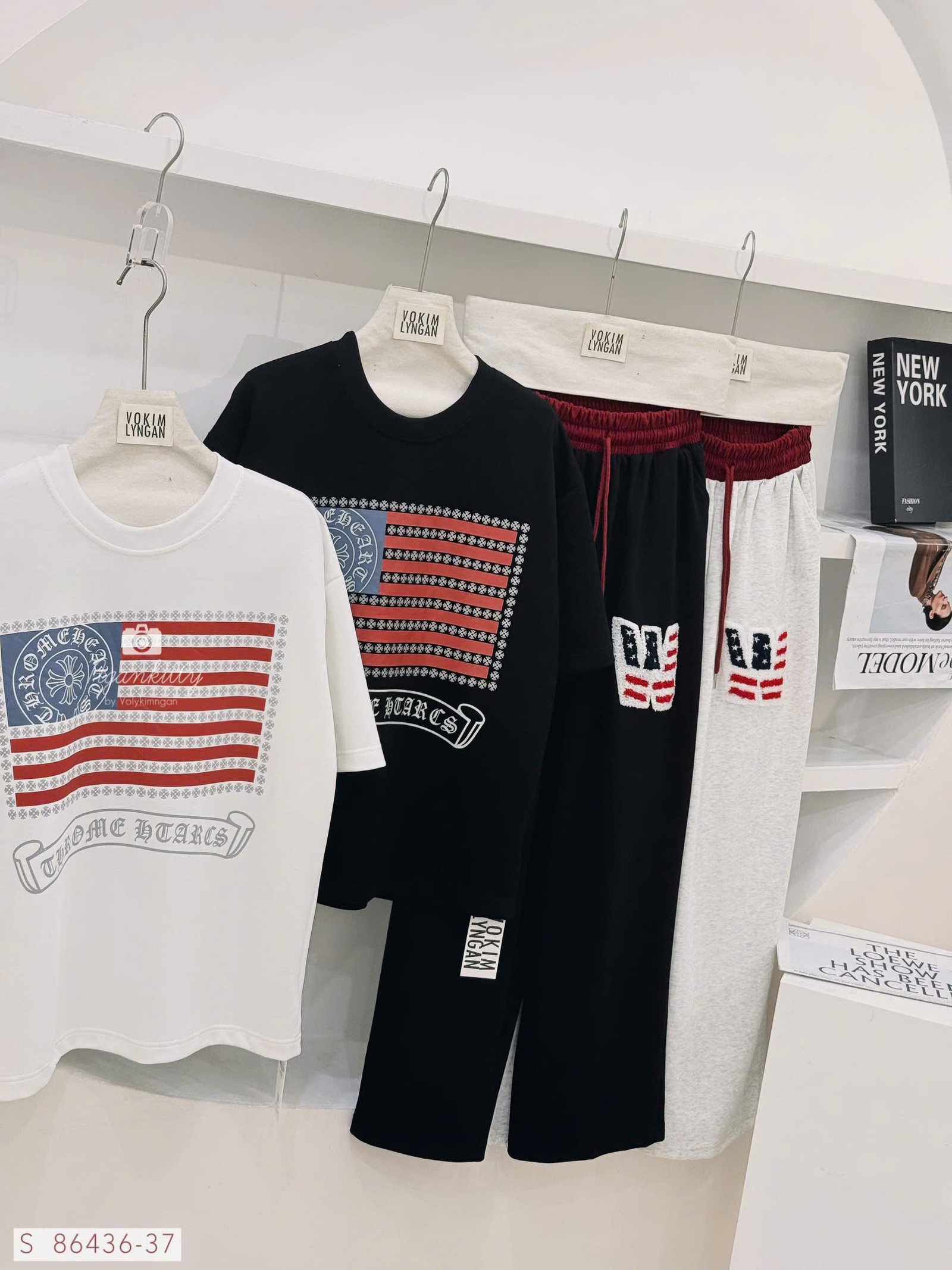 SET CỜ MỸ CHROME HEART - Hình ảnh 7