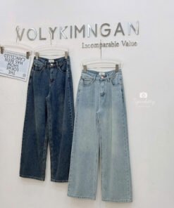 Alternative view of QUẦN JEAN SUÔNG MIX TÚI NẮP KIỂU