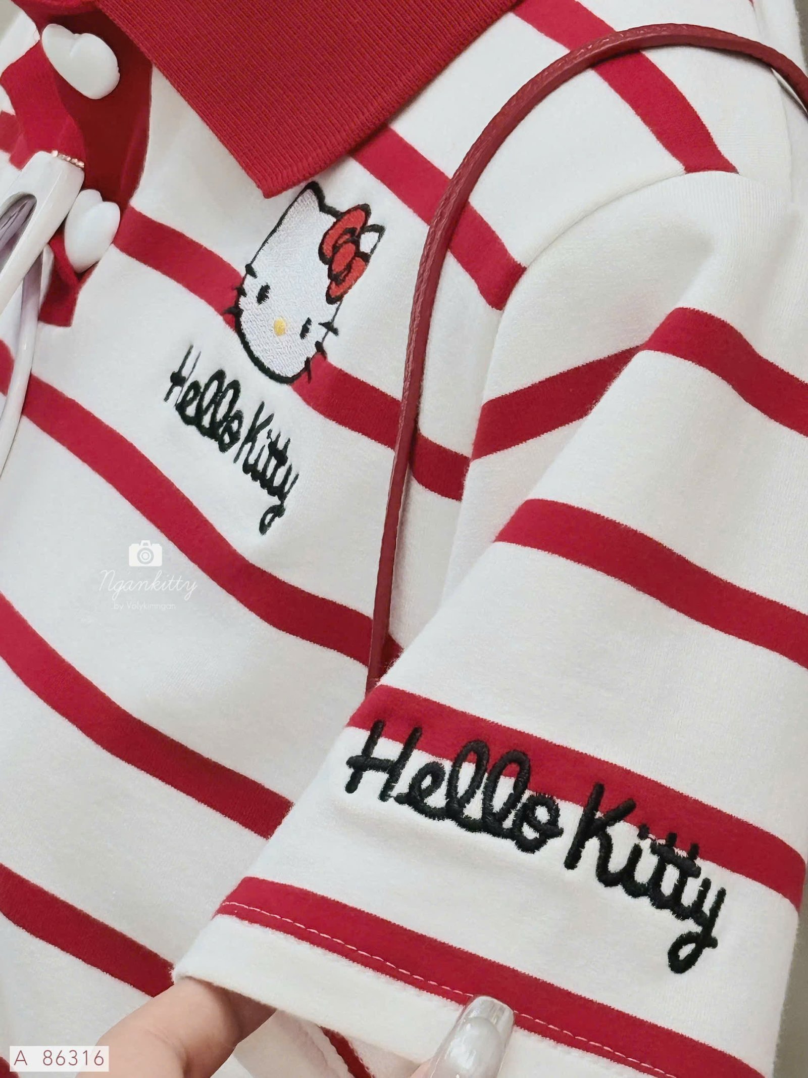 ÁO POLO BABYTEE HELLOKITTY - Hình ảnh 3