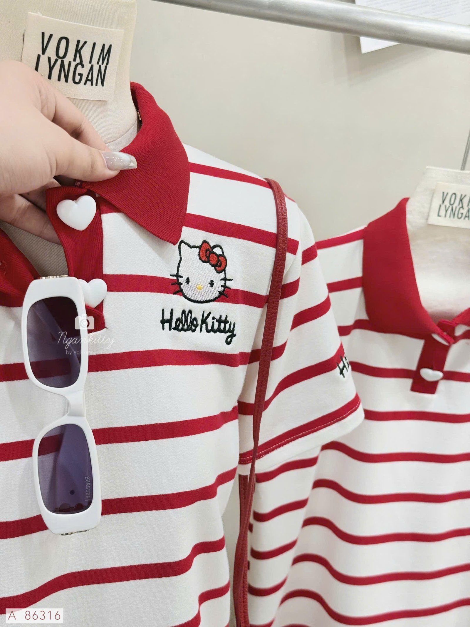 ÁO POLO BABYTEE HELLOKITTY - Hình ảnh 8