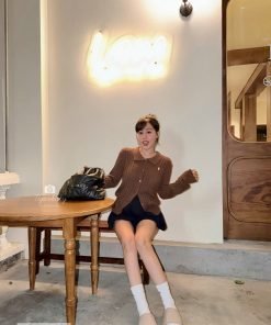 ÁO TD CADIGAN LEN GÂN POLO