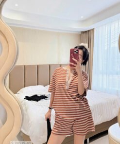 Alternative view of SET SỌC NÚT CỔ ĐỨC