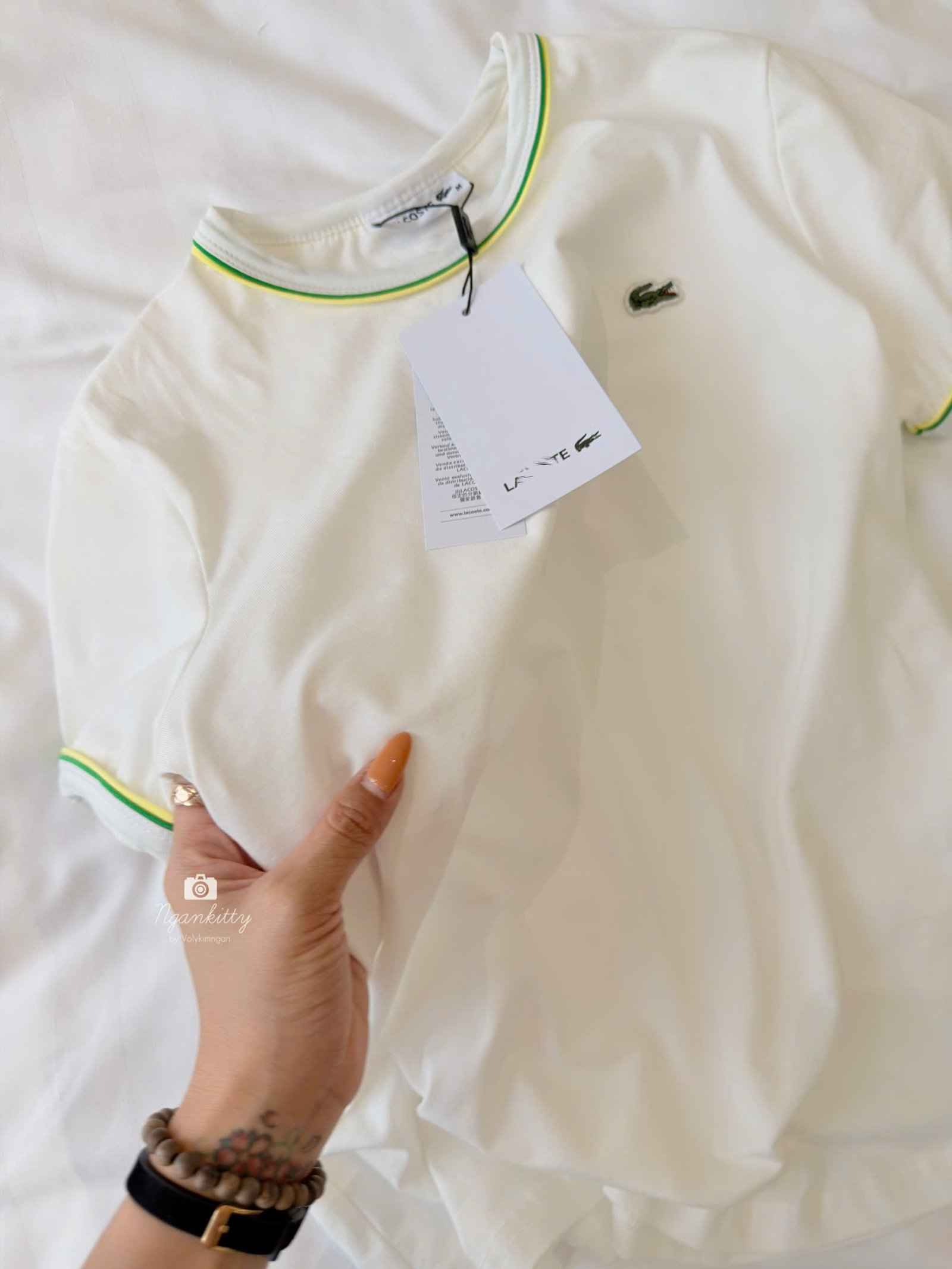 ÁO LACOST VIỀN XANH - Hình ảnh 3