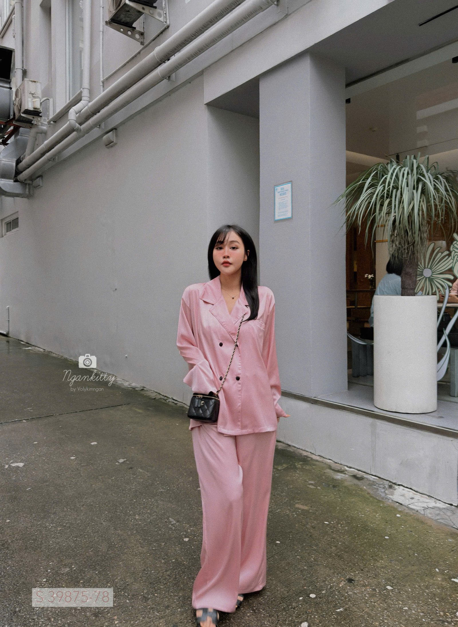 SET PIJAMA TRƠN CỔ VEST - Hình ảnh 13