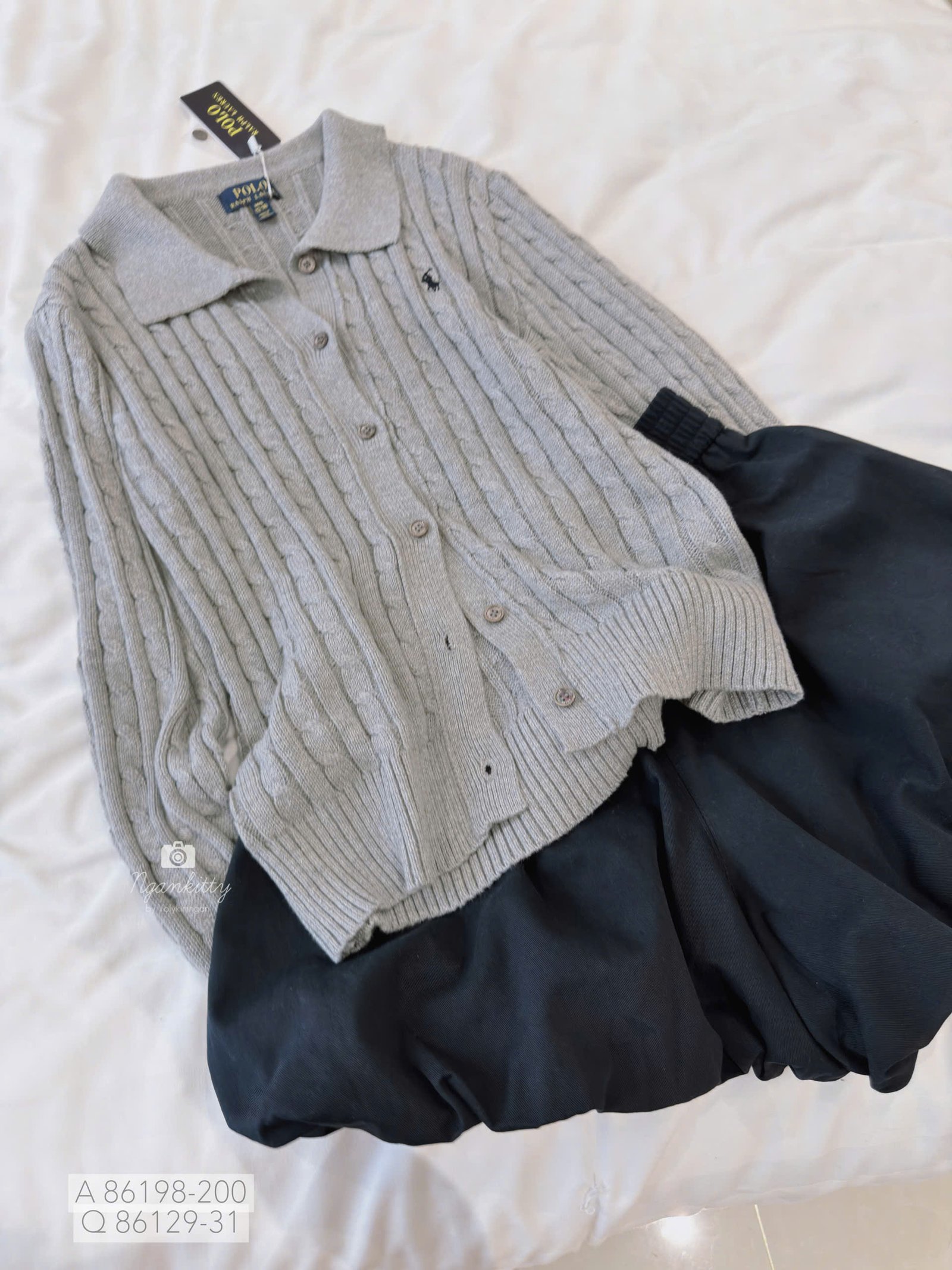 ÁO TD CADIGAN LEN GÂN POLO - Hình ảnh 10