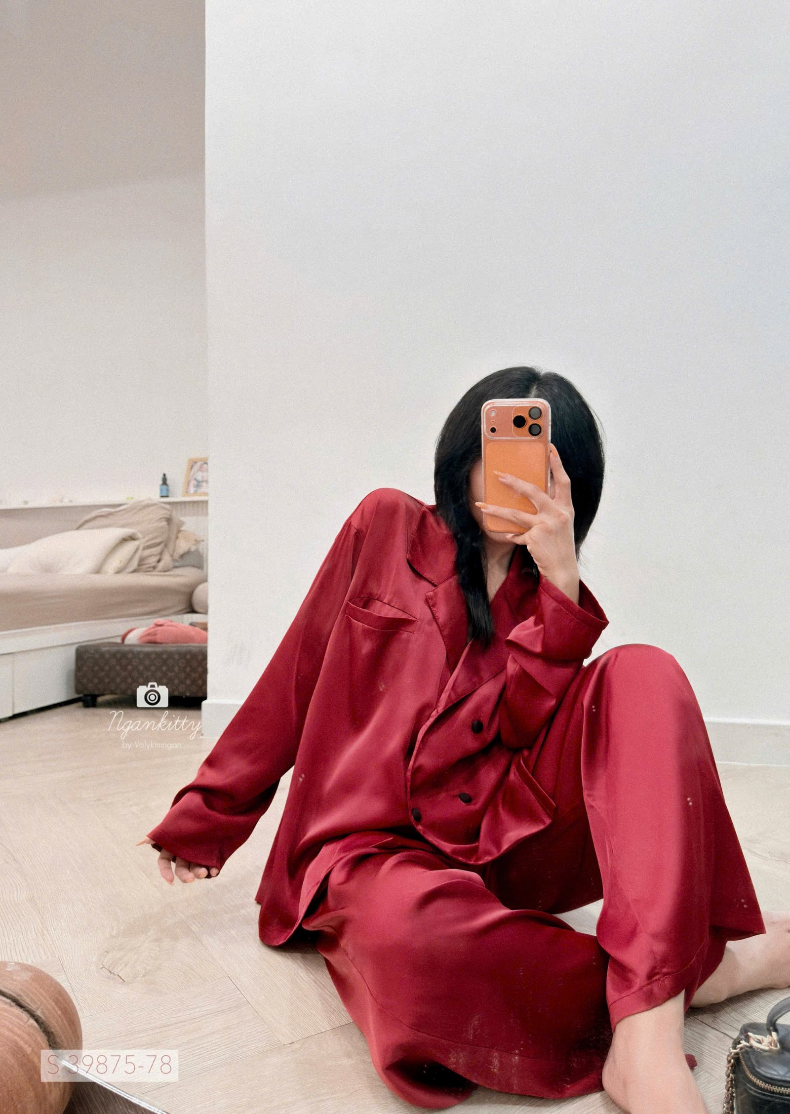 SET PIJAMA TRƠN CỔ VEST - Hình ảnh 11