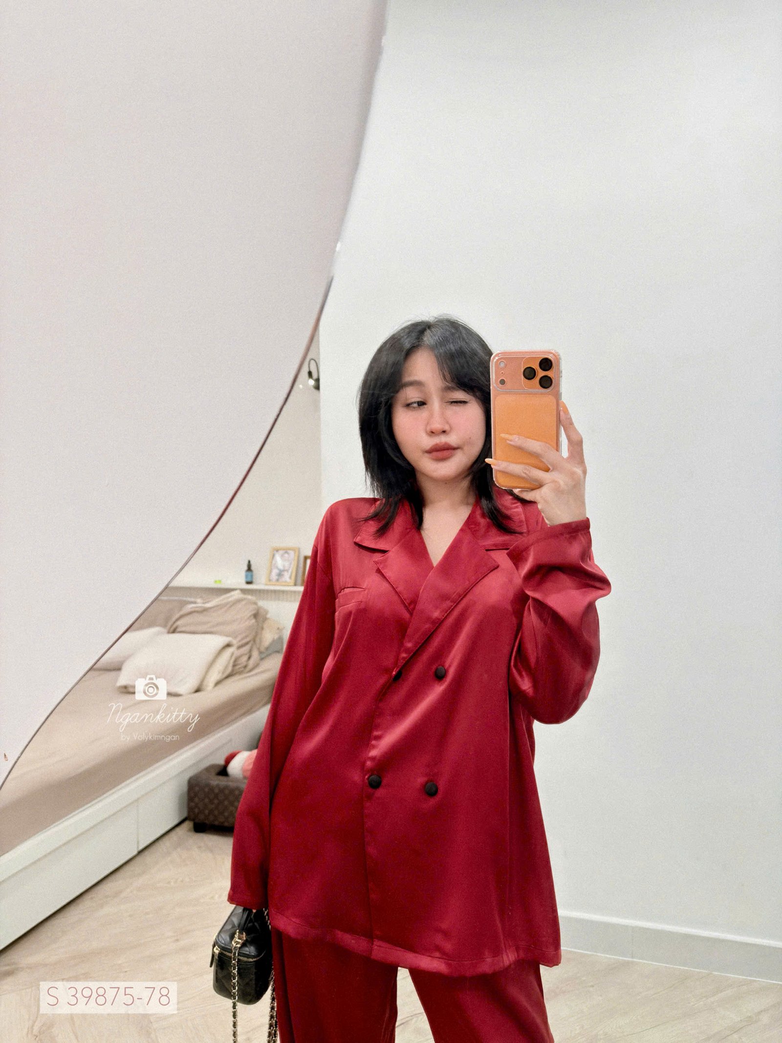 SET PIJAMA TRƠN CỔ VEST - Hình ảnh 15