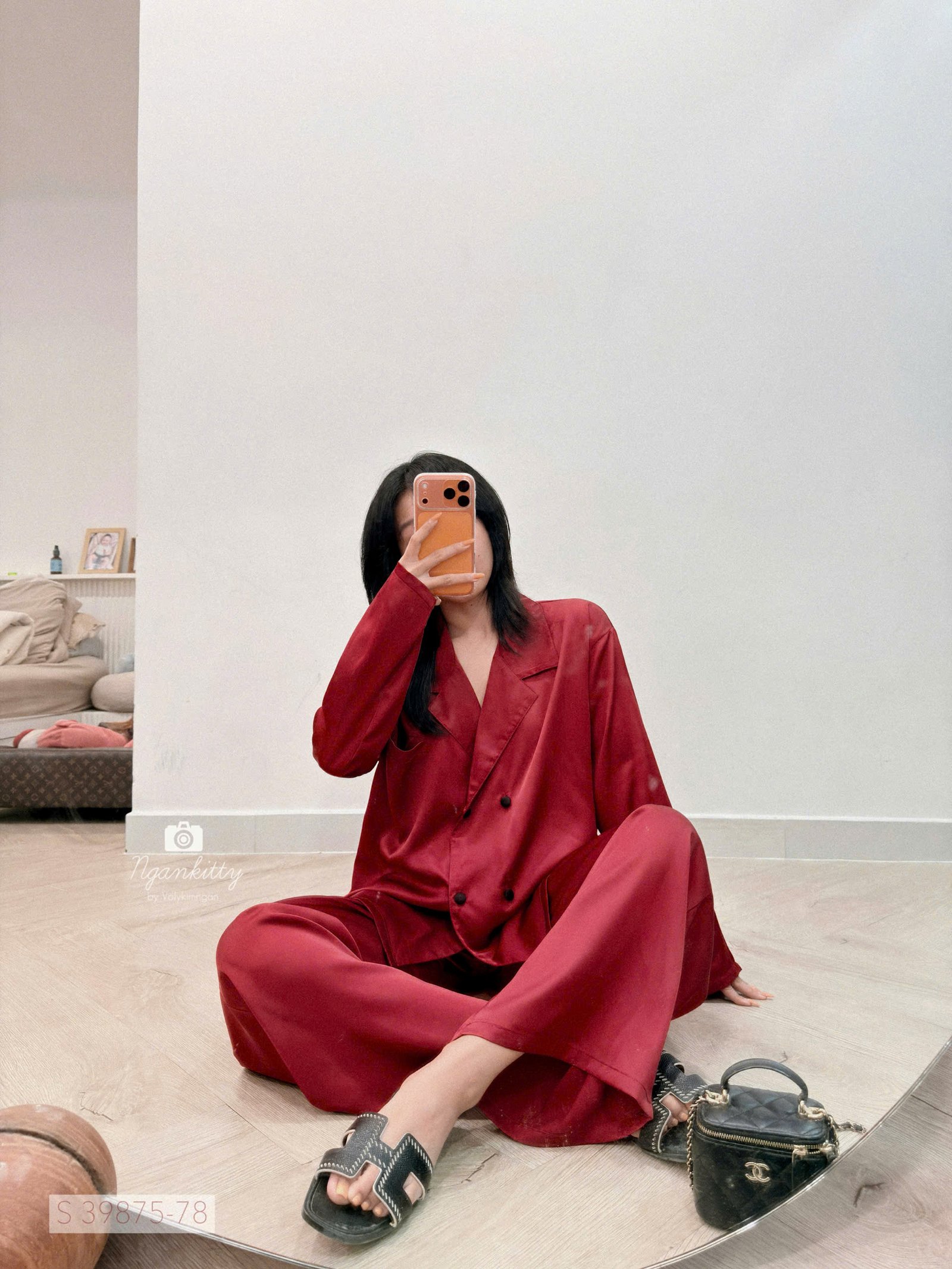 SET PIJAMA TRƠN CỔ VEST - Hình ảnh 18