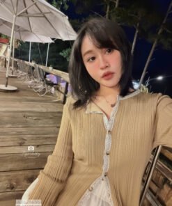 Alternative view of ÁO CADIGAN GÂN MIX VIỀN REN